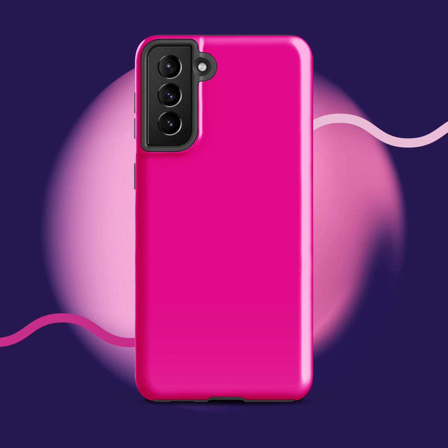 Hot Pink Tough Case for Samsung®