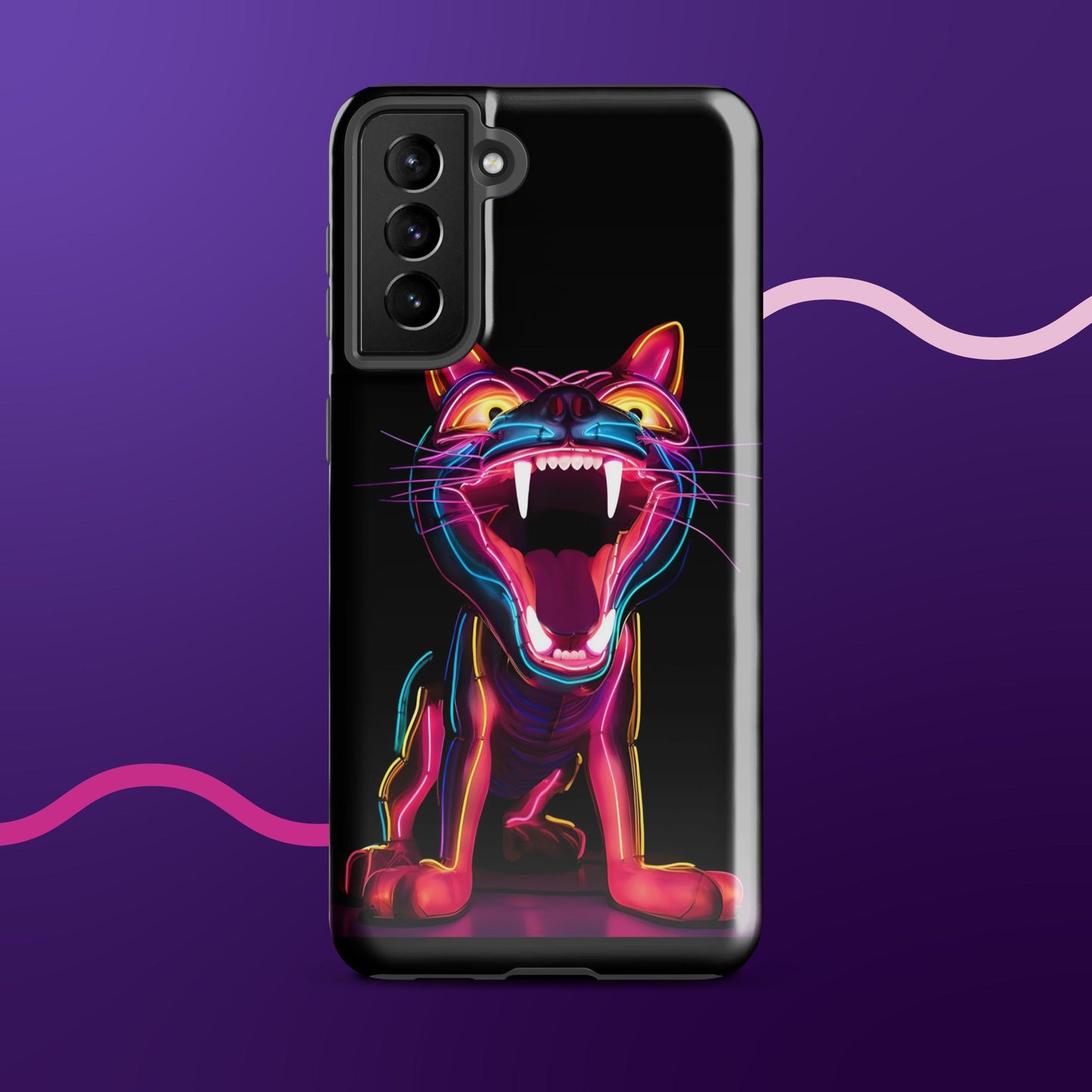 Leon the Neon Cat Tough Case for Samsung®
