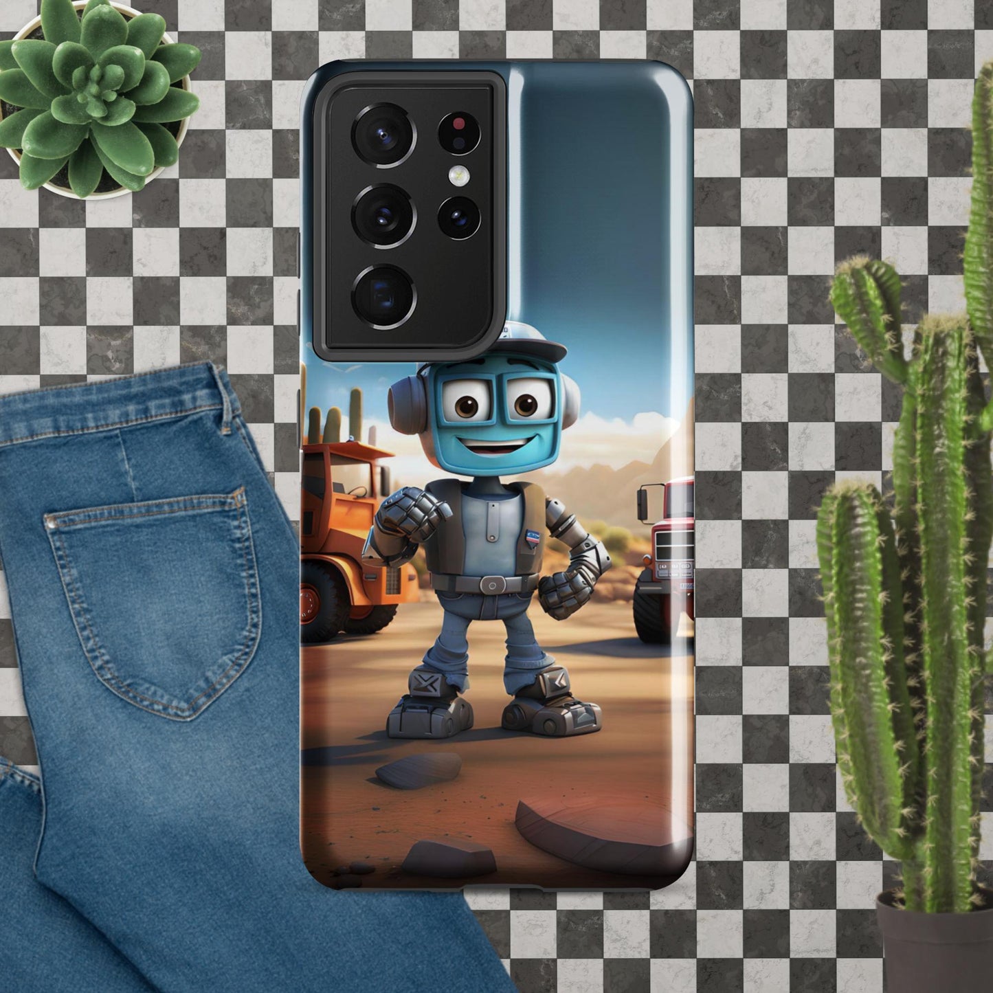 Robo-Dale-O the TruckerBot Tough case for Samsung®