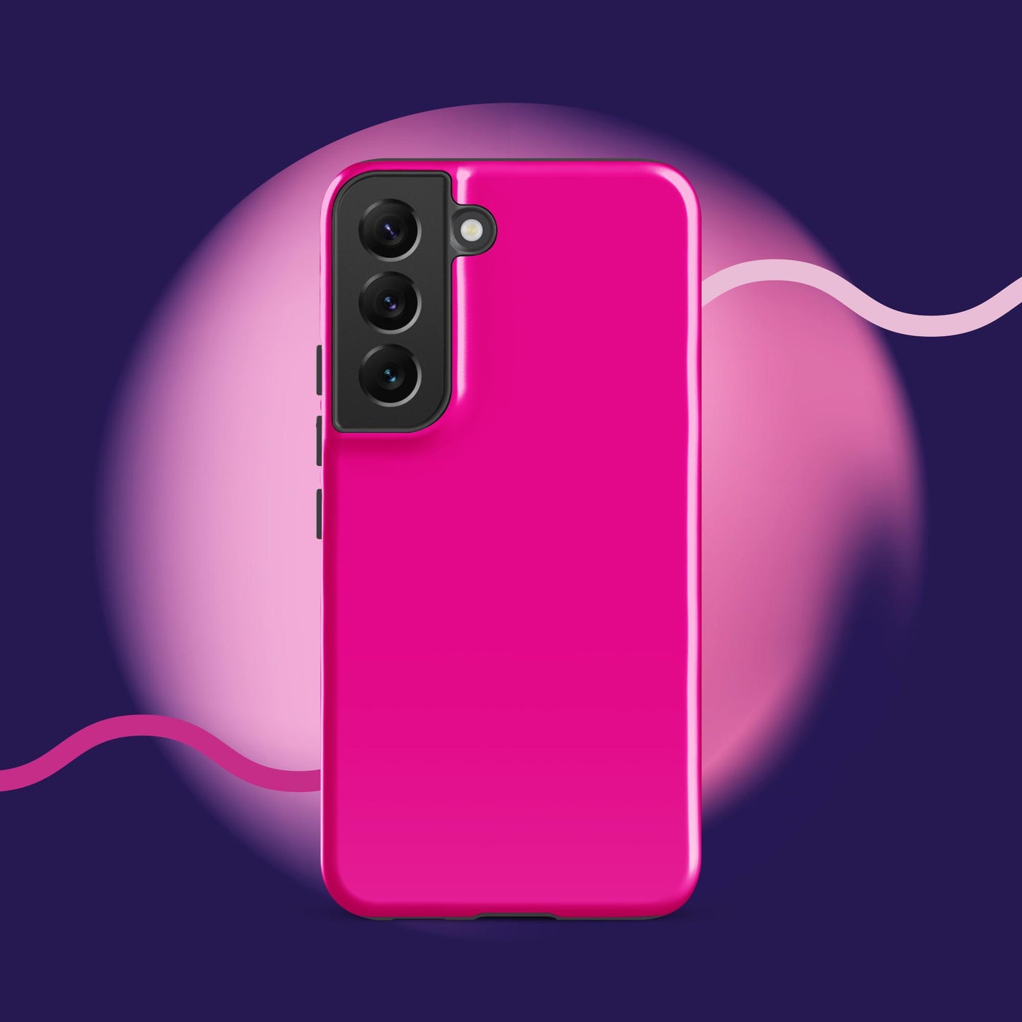 Hot Pink Tough Case for Samsung®