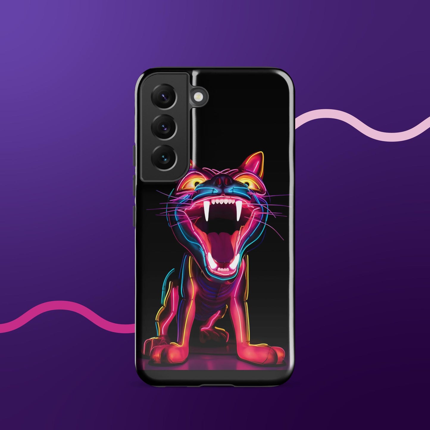 Leon the Neon Cat Tough Case for Samsung®