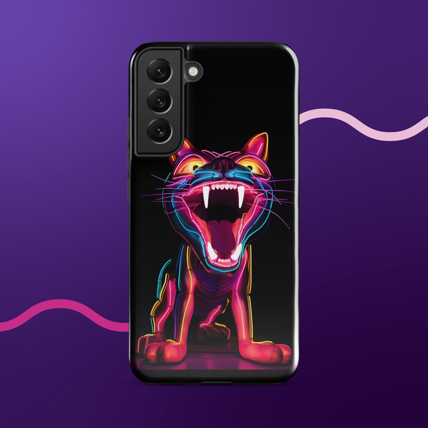 Leon the Neon Cat Tough Case for Samsung®
