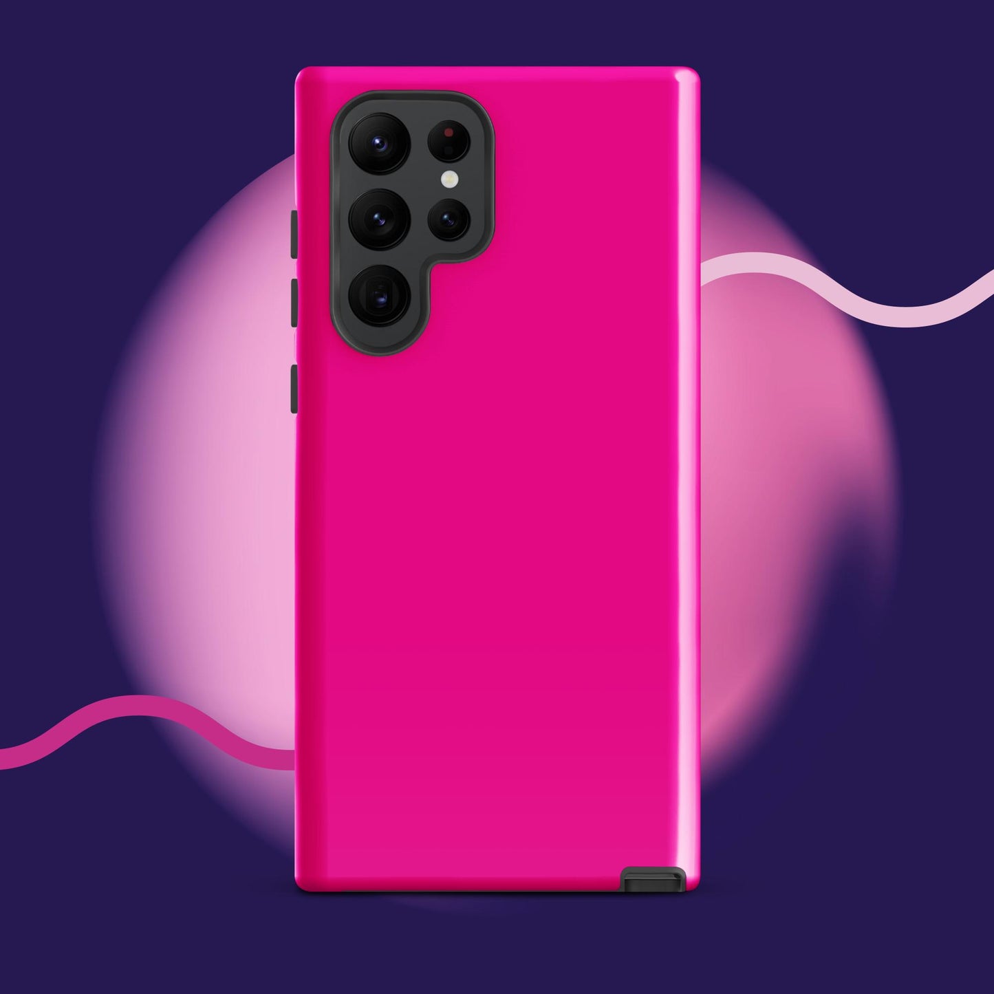 Hot Pink Tough Case for Samsung®