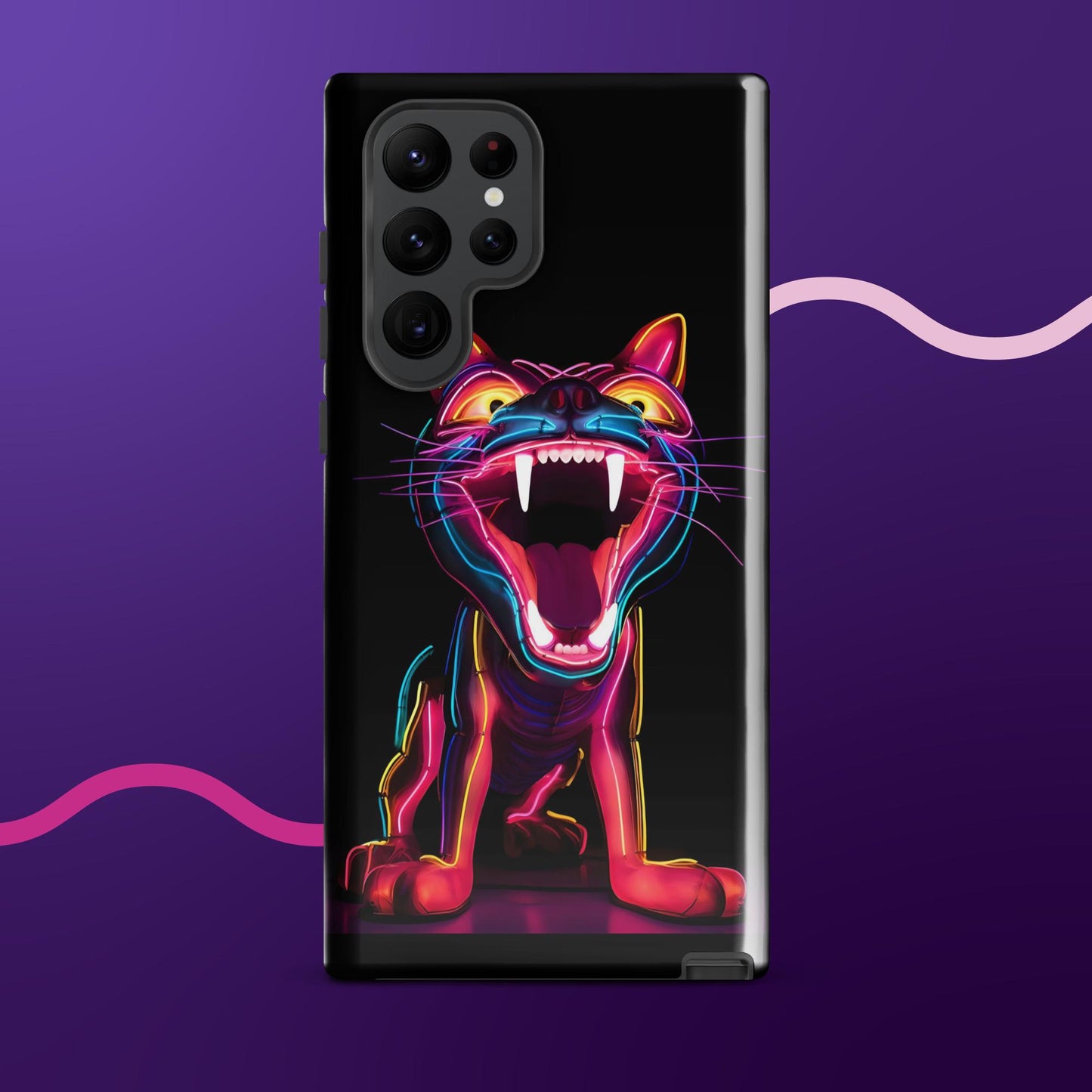 Leon the Neon Cat Tough Case for Samsung®