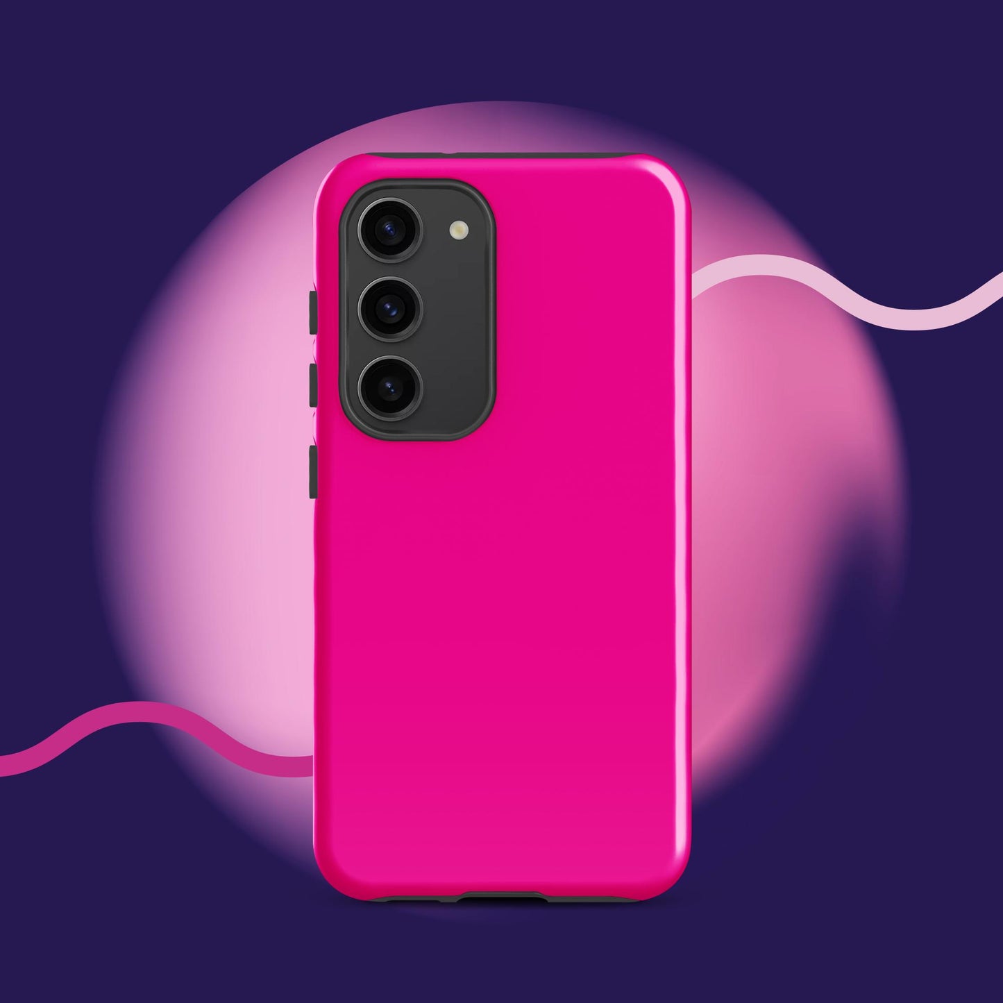 Hot Pink Tough Case for Samsung®