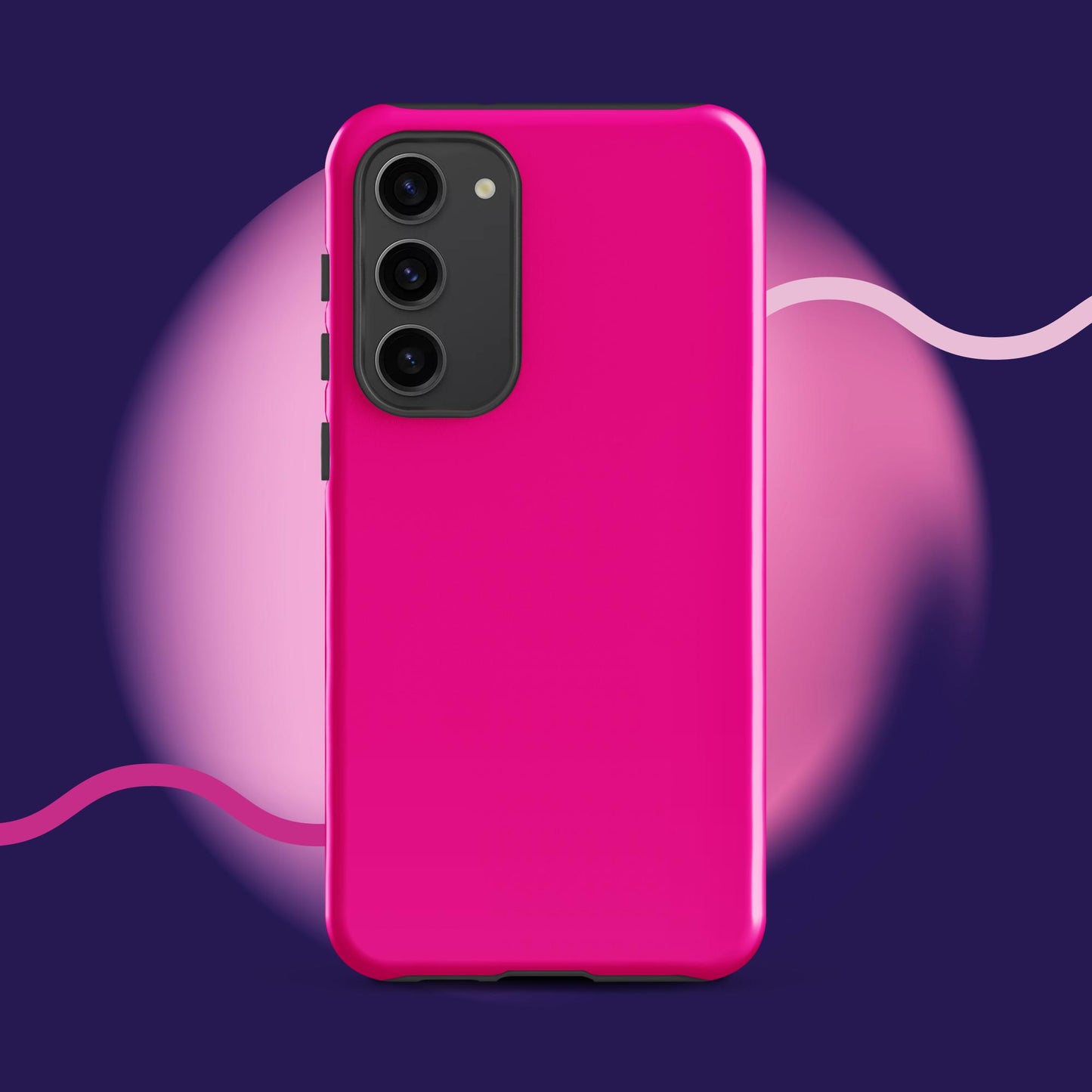 Hot Pink Tough Case for Samsung®