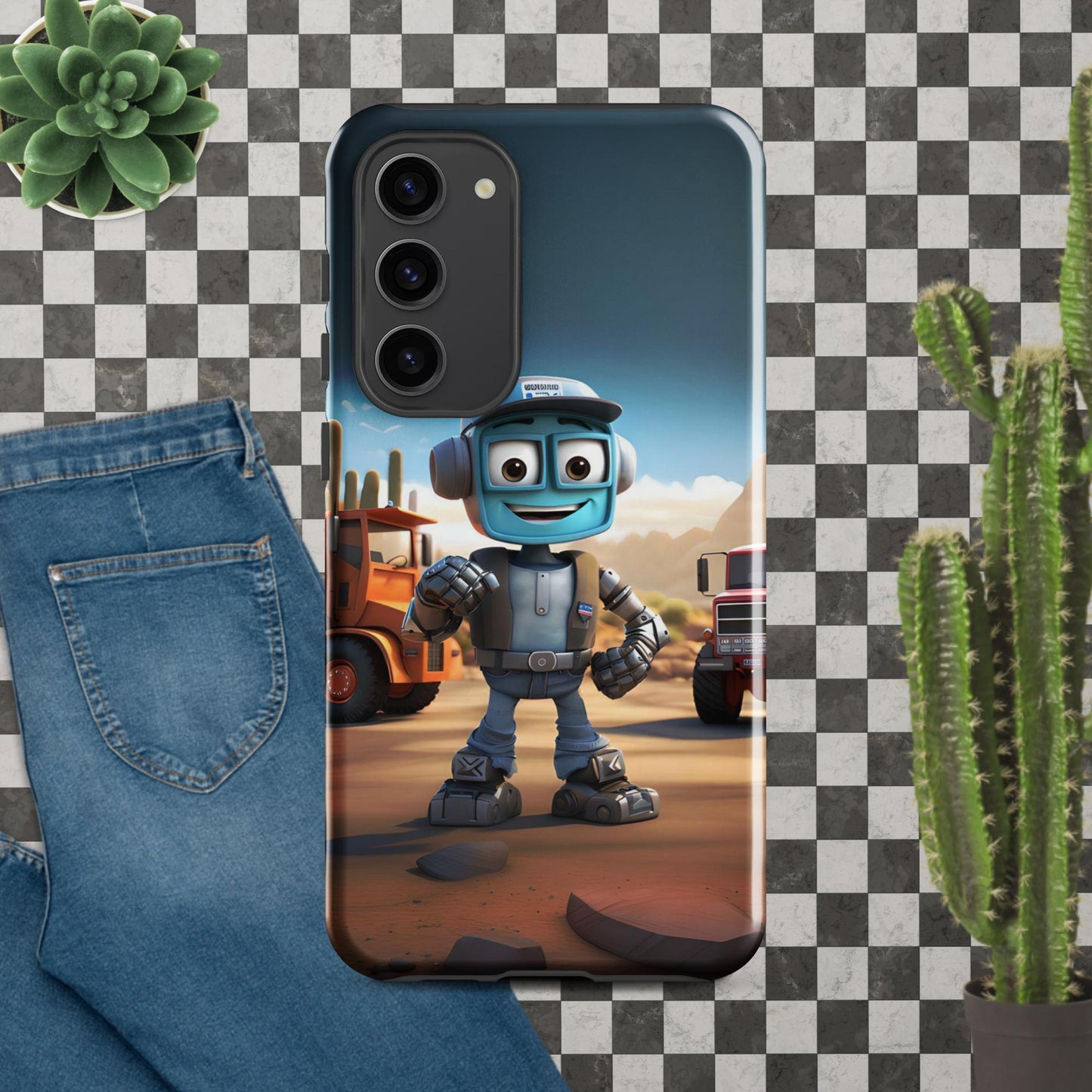 Robo-Dale-O the TruckerBot Tough case for Samsung®