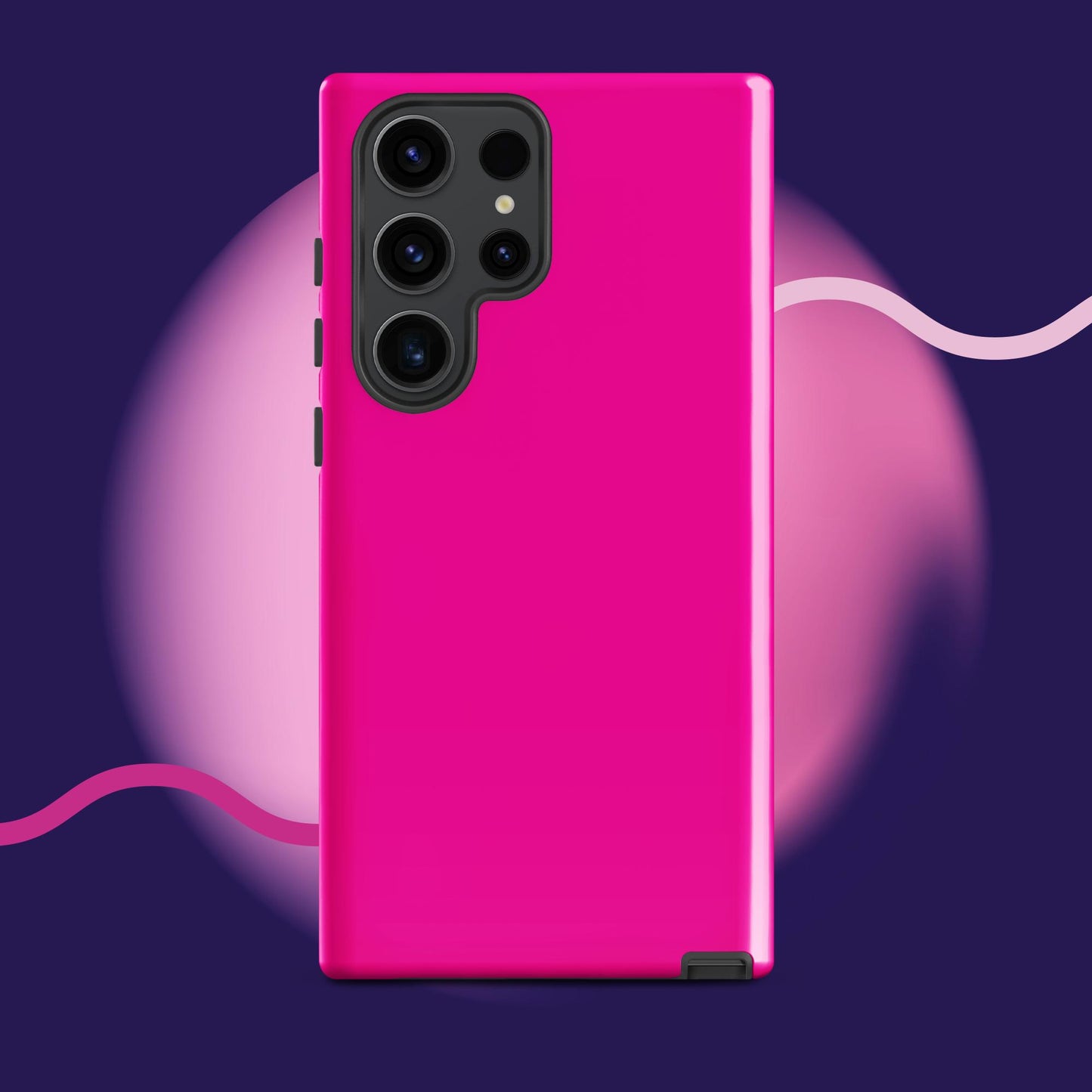 Hot Pink Tough Case for Samsung®