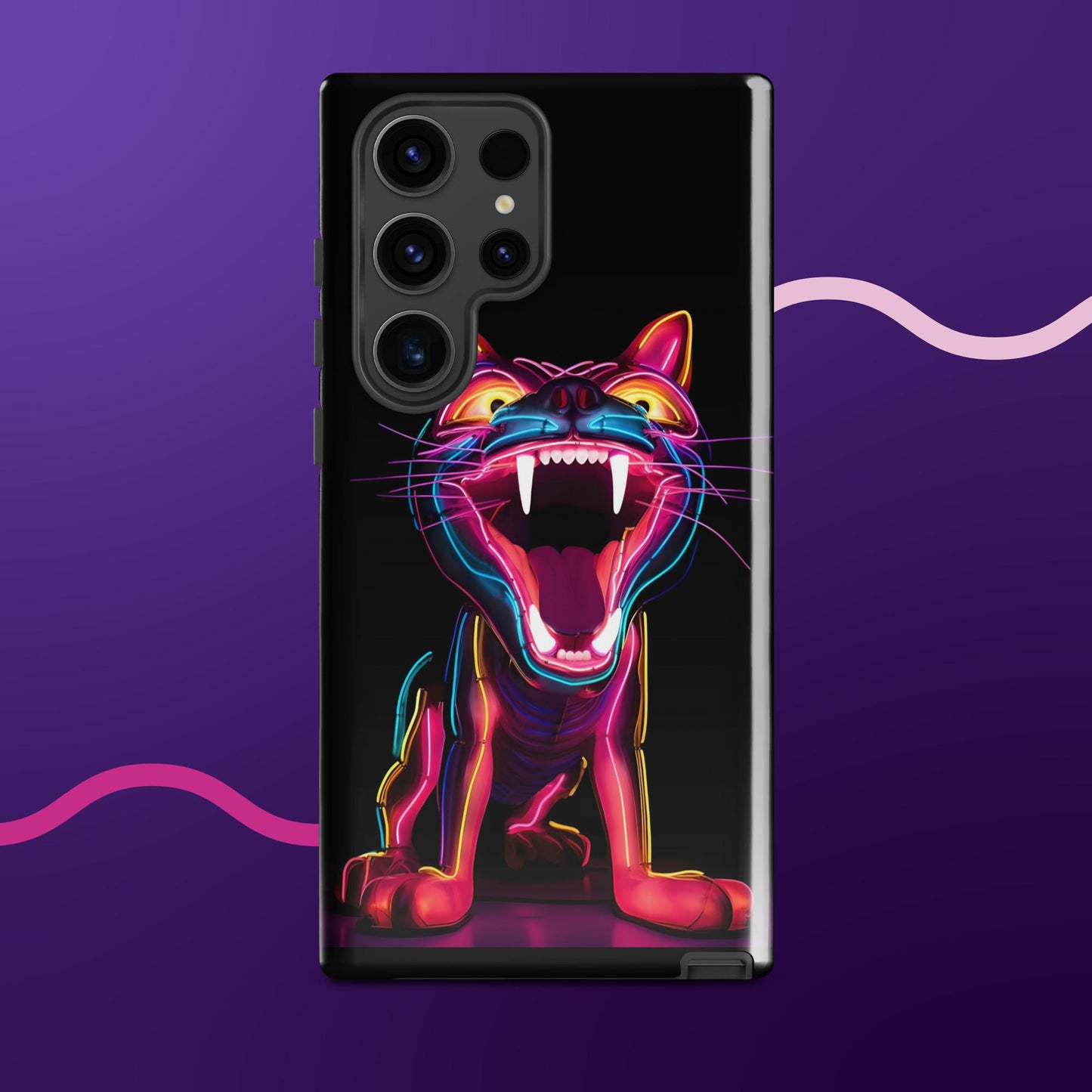 Leon the Neon Cat Tough Case for Samsung®