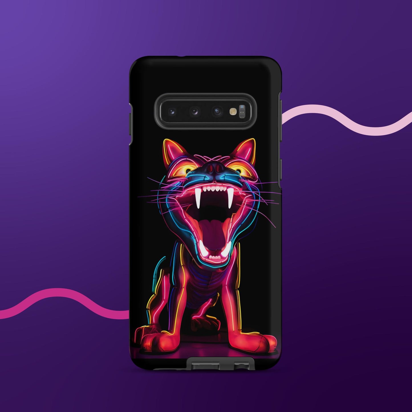 Leon the Neon Cat Tough Case for Samsung®