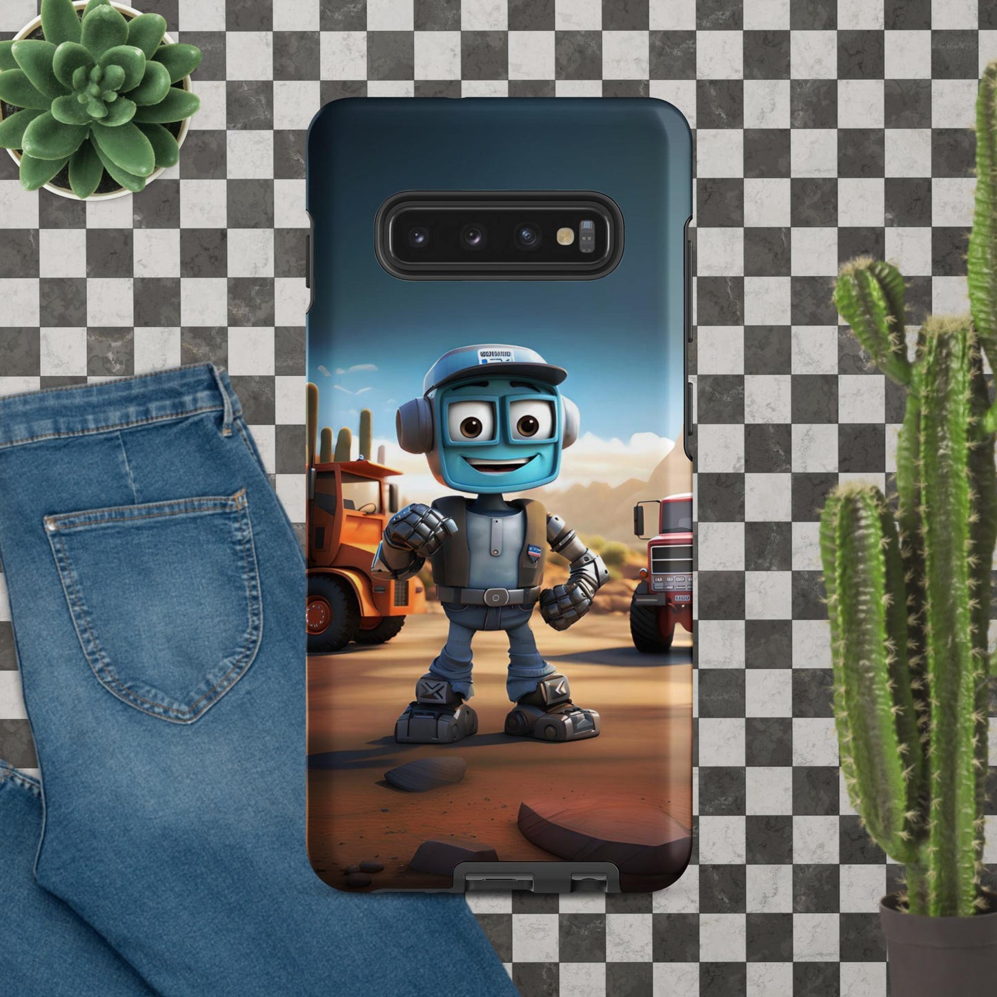 Robo-Dale-O the TruckerBot Tough case for Samsung®