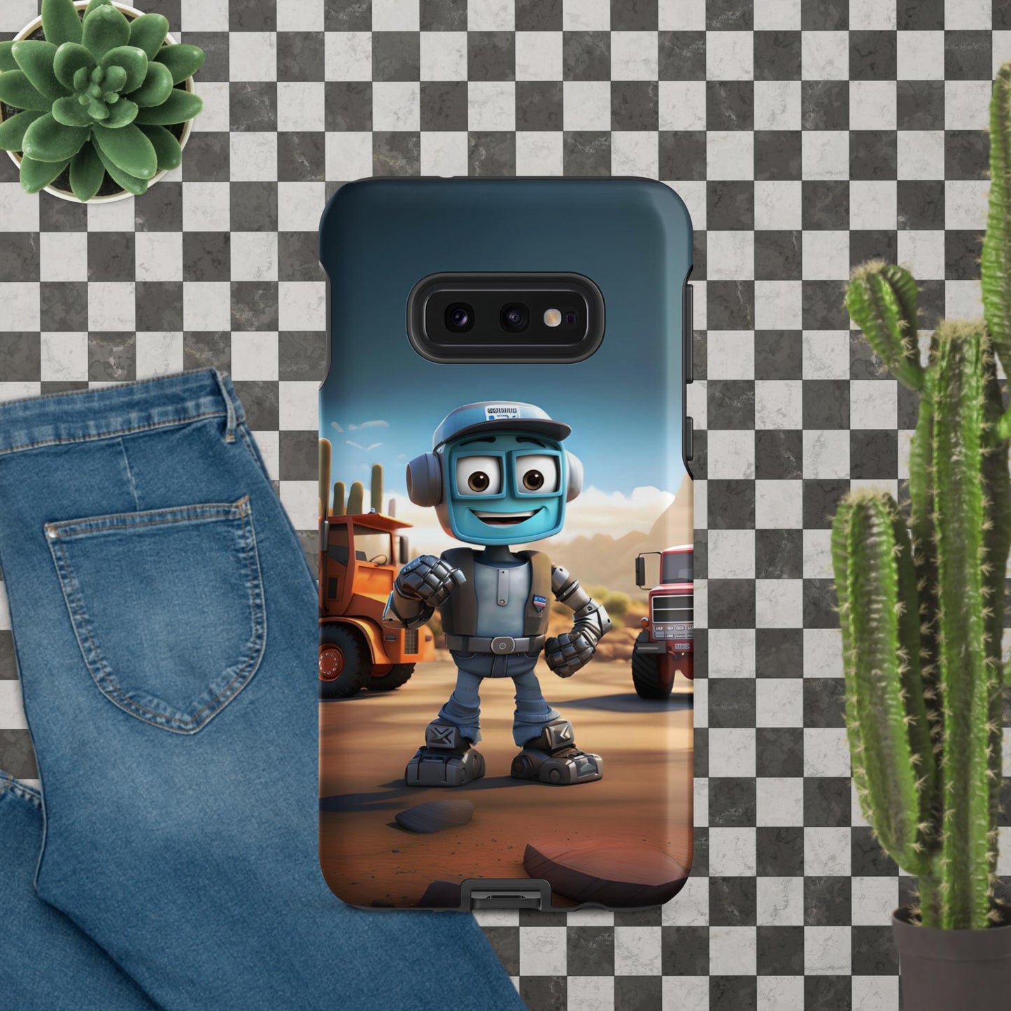 Robo-Dale-O the TruckerBot Tough case for Samsung®