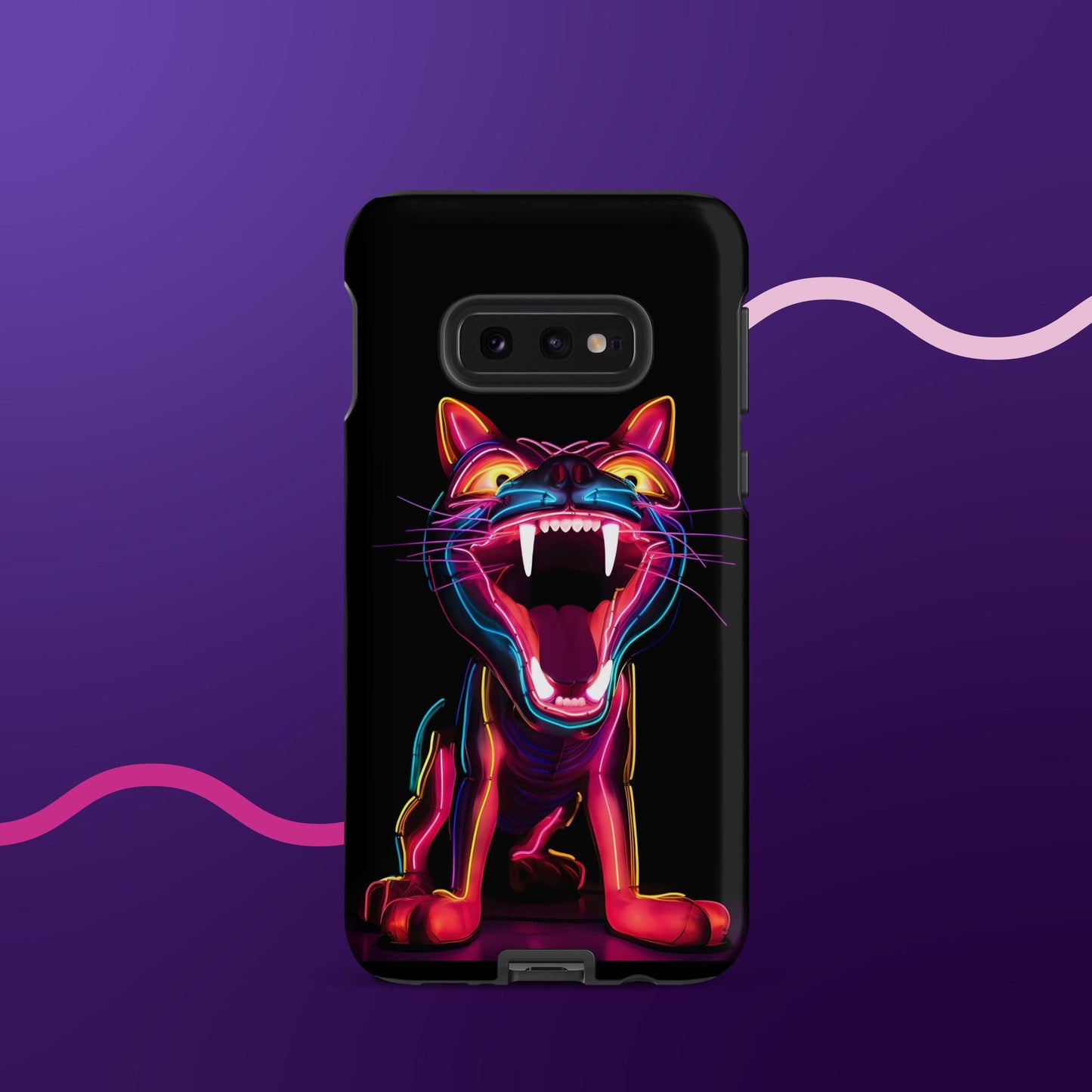 Leon the Neon Cat Tough Case for Samsung®