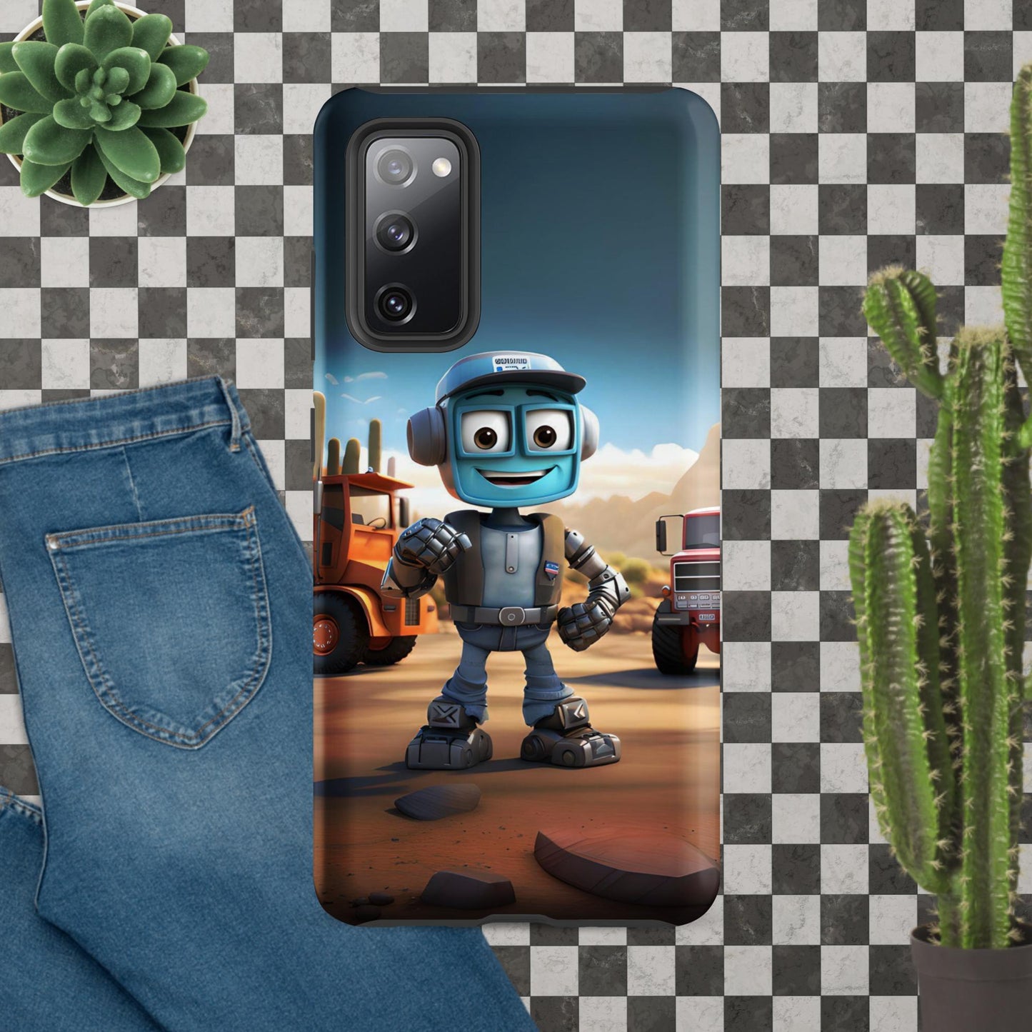 Robo-Dale-O the TruckerBot Tough case for Samsung®