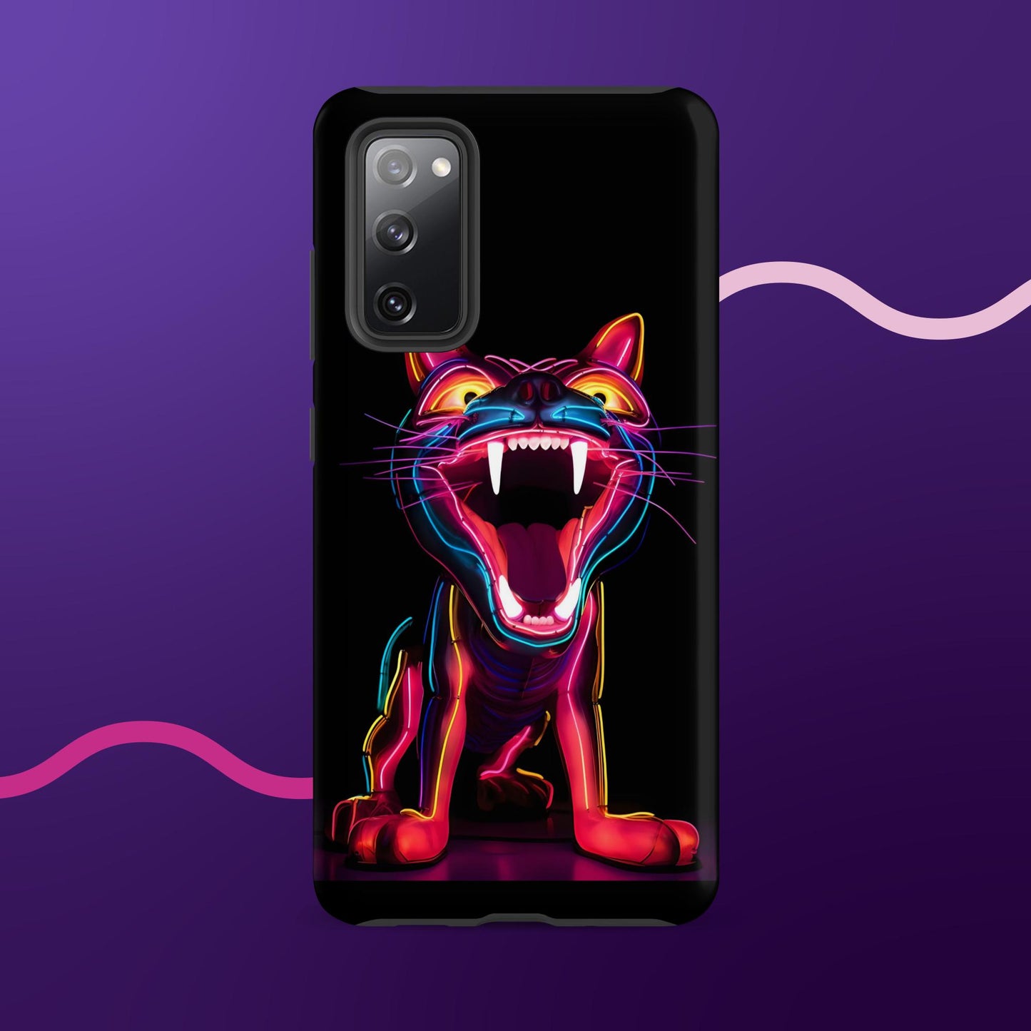 Leon the Neon Cat Tough Case for Samsung®