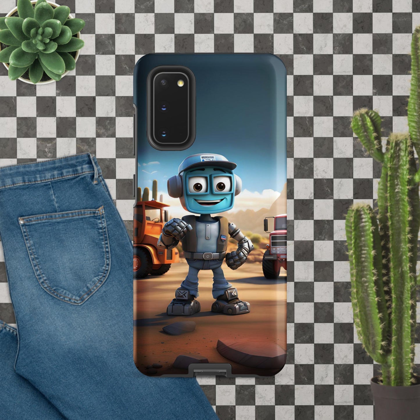 Robo-Dale-O the TruckerBot Tough case for Samsung®