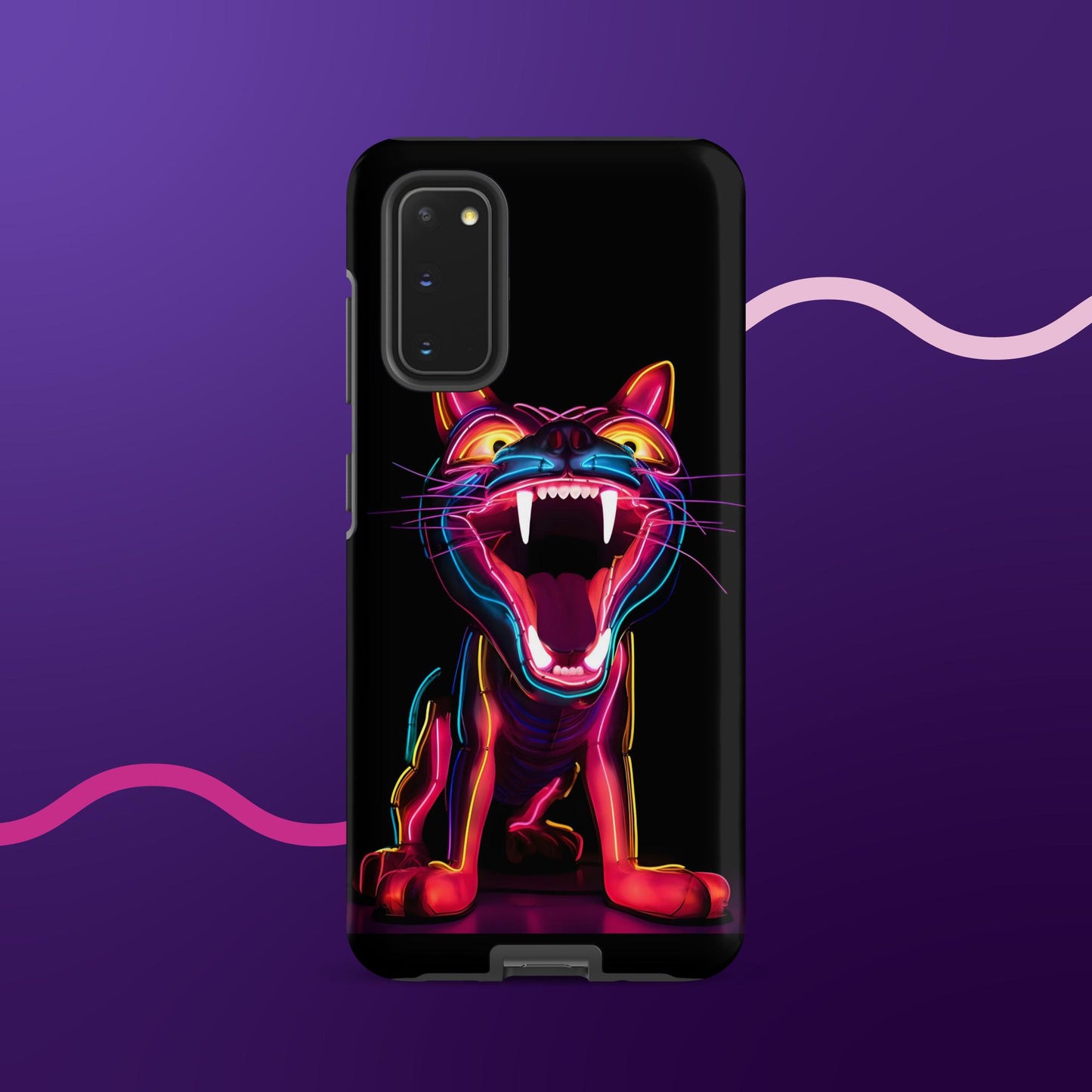 Leon the Neon Cat Tough Case for Samsung®