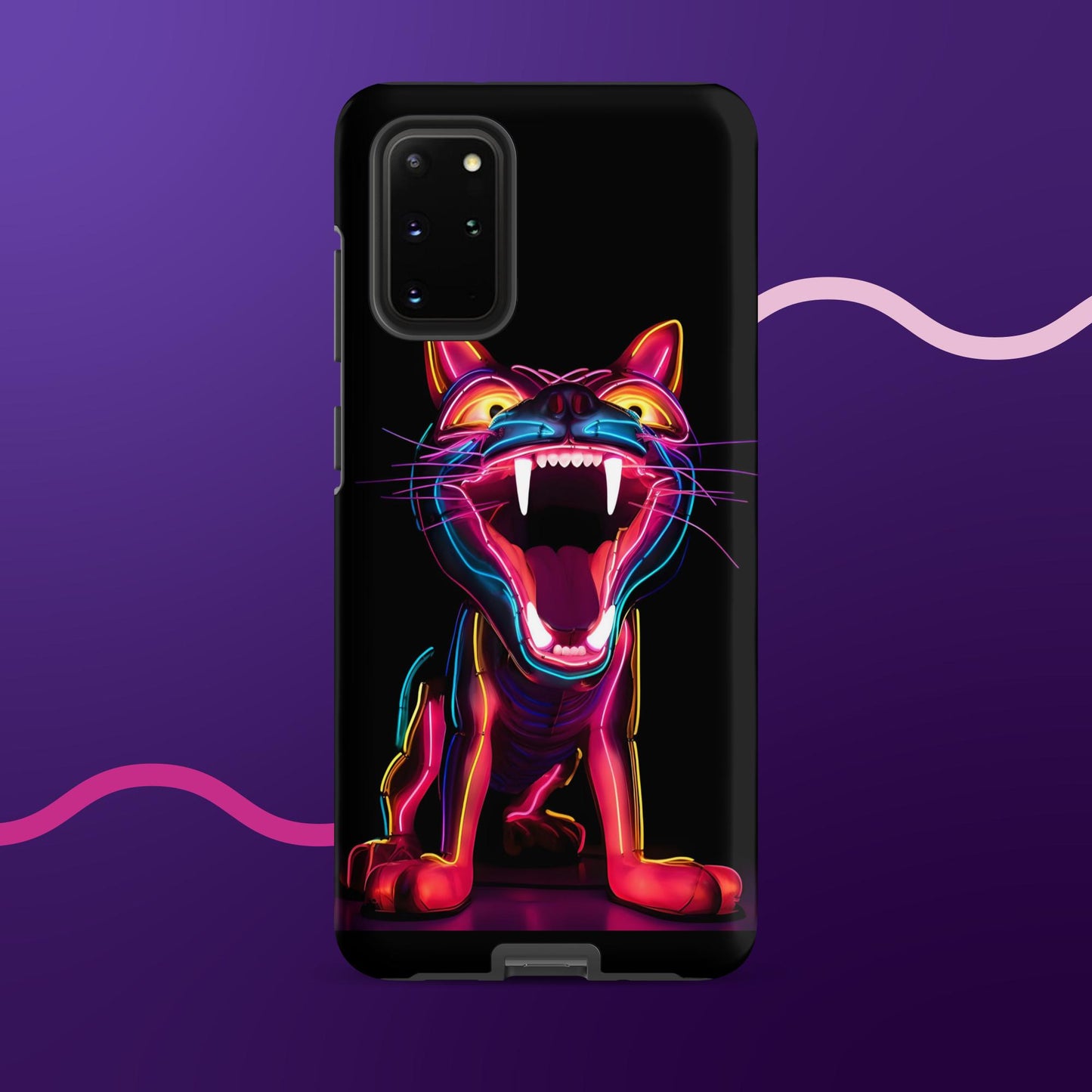 Leon the Neon Cat Tough Case for Samsung®