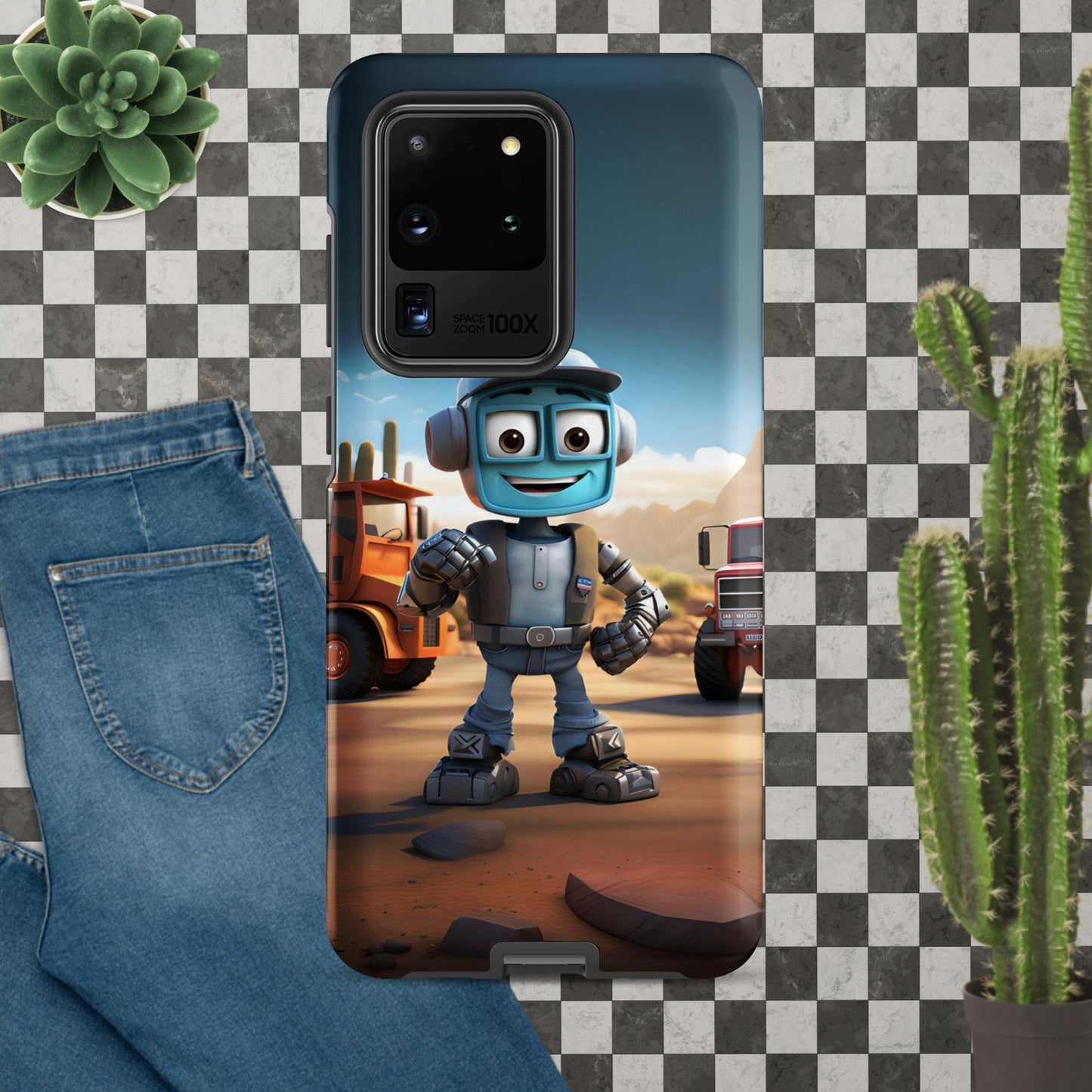 Robo-Dale-O the TruckerBot Tough case for Samsung®