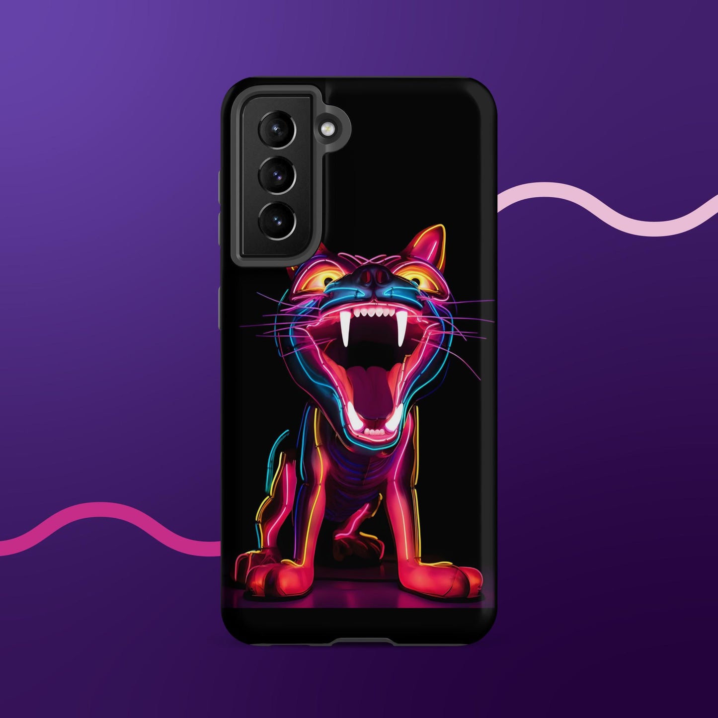 Leon the Neon Cat Tough Case for Samsung®