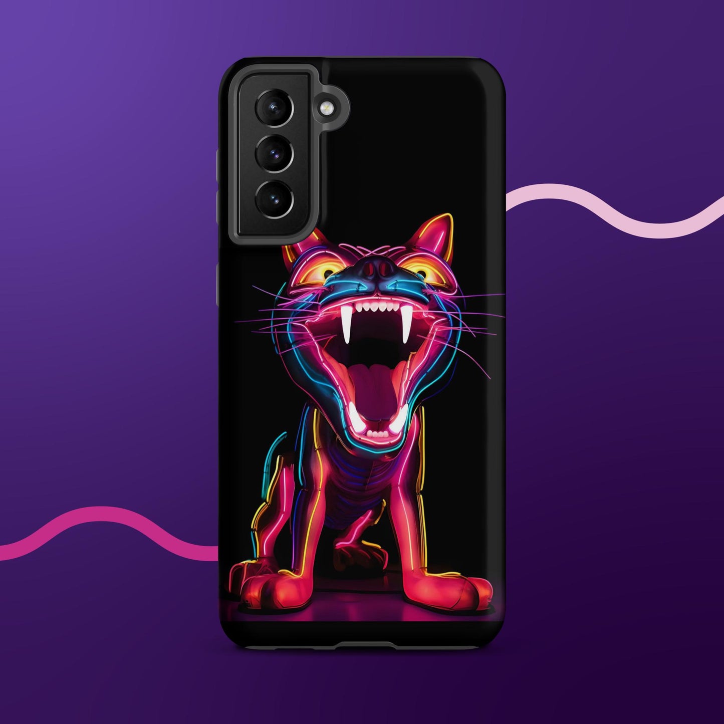 Leon the Neon Cat Tough Case for Samsung®