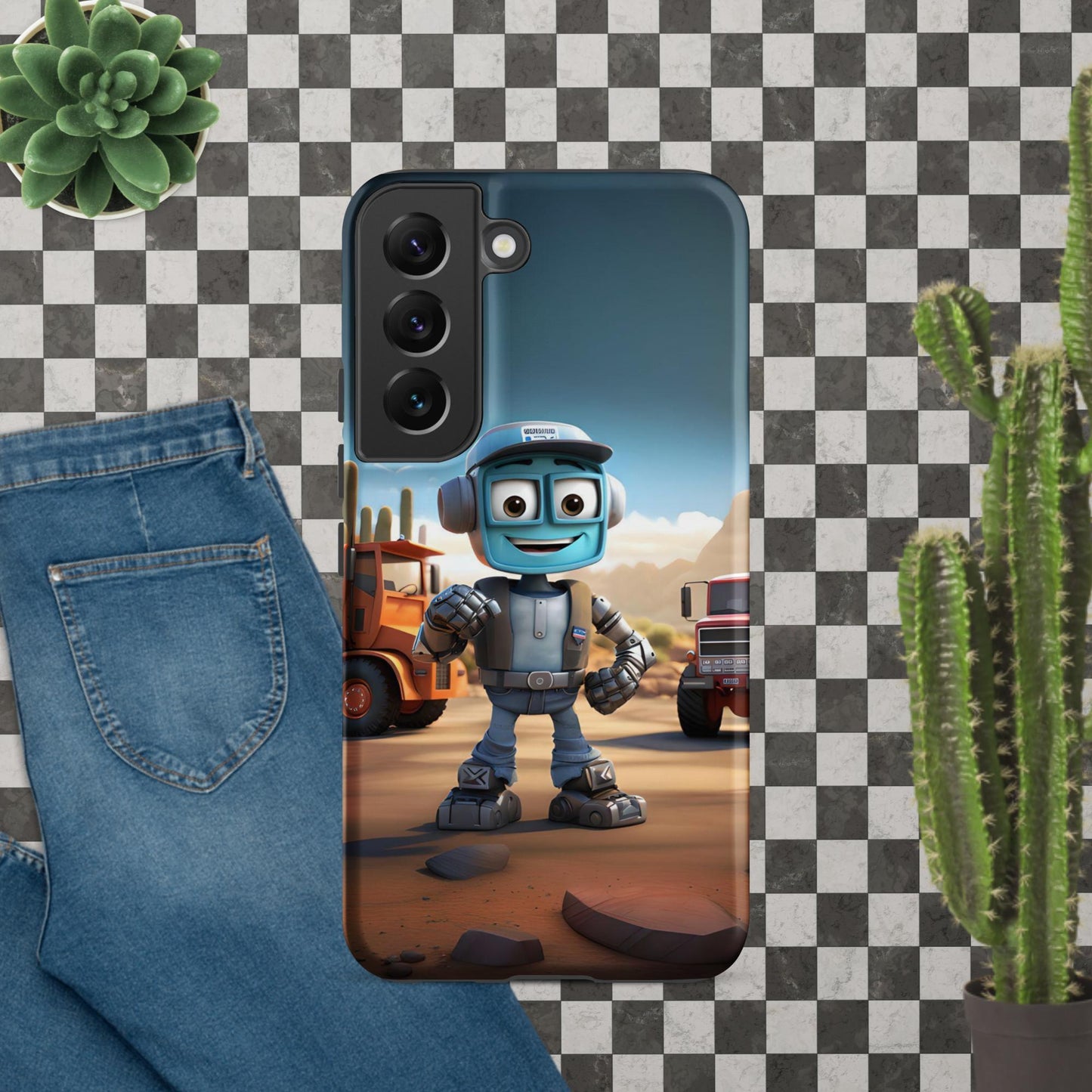 Robo-Dale-O the TruckerBot Tough case for Samsung®