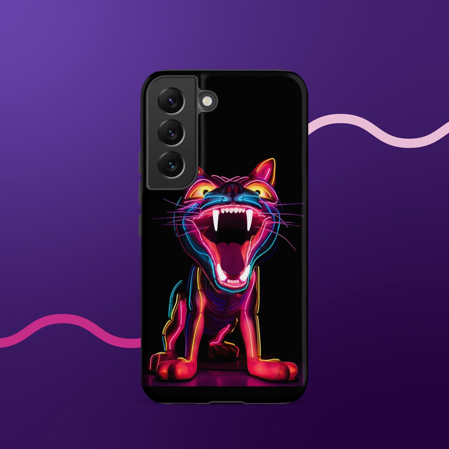 Leon the Neon Cat Tough Case for Samsung®