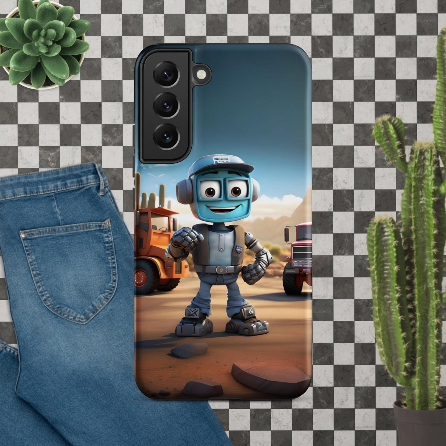Robo-Dale-O the TruckerBot Tough case for Samsung®