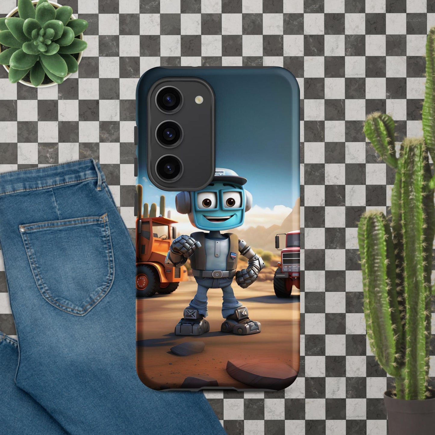 Robo-Dale-O the TruckerBot Tough case for Samsung®