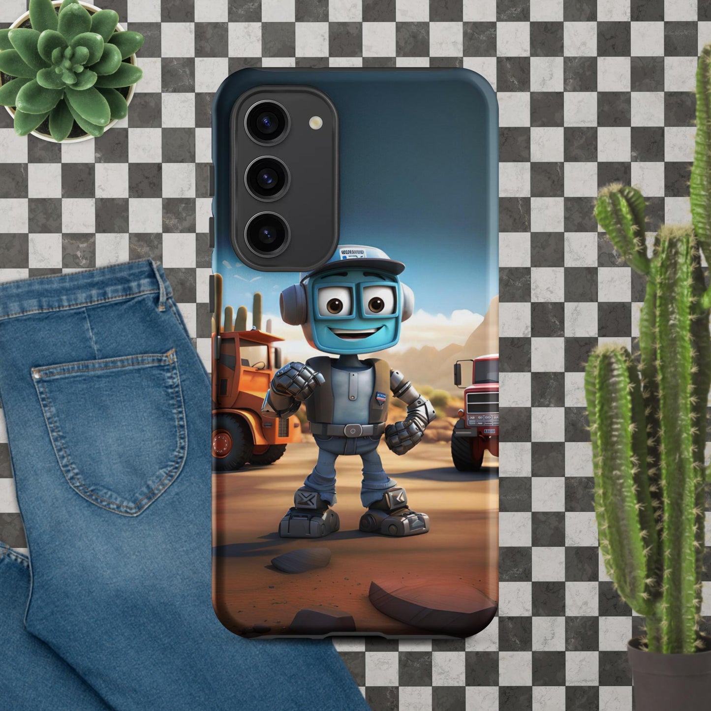 Robo-Dale-O the TruckerBot Tough case for Samsung®