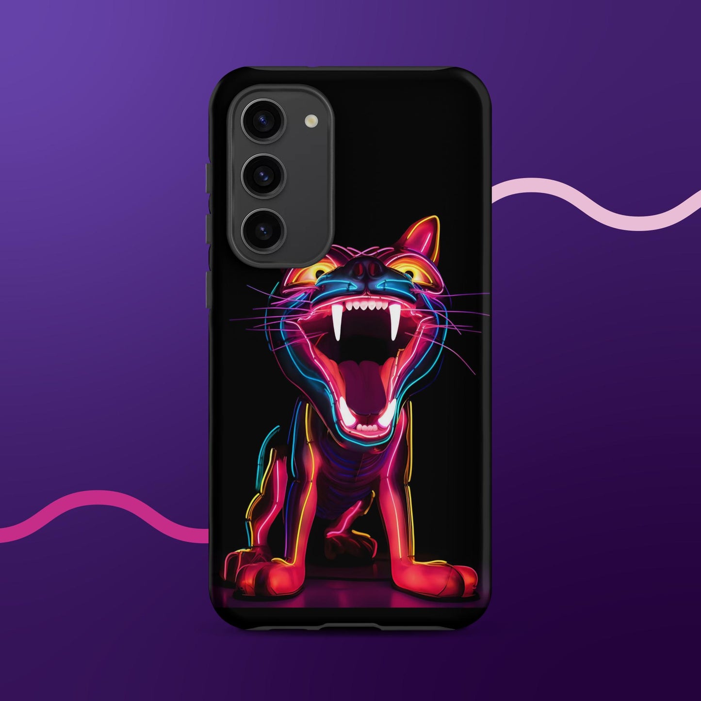 Leon the Neon Cat Tough Case for Samsung®