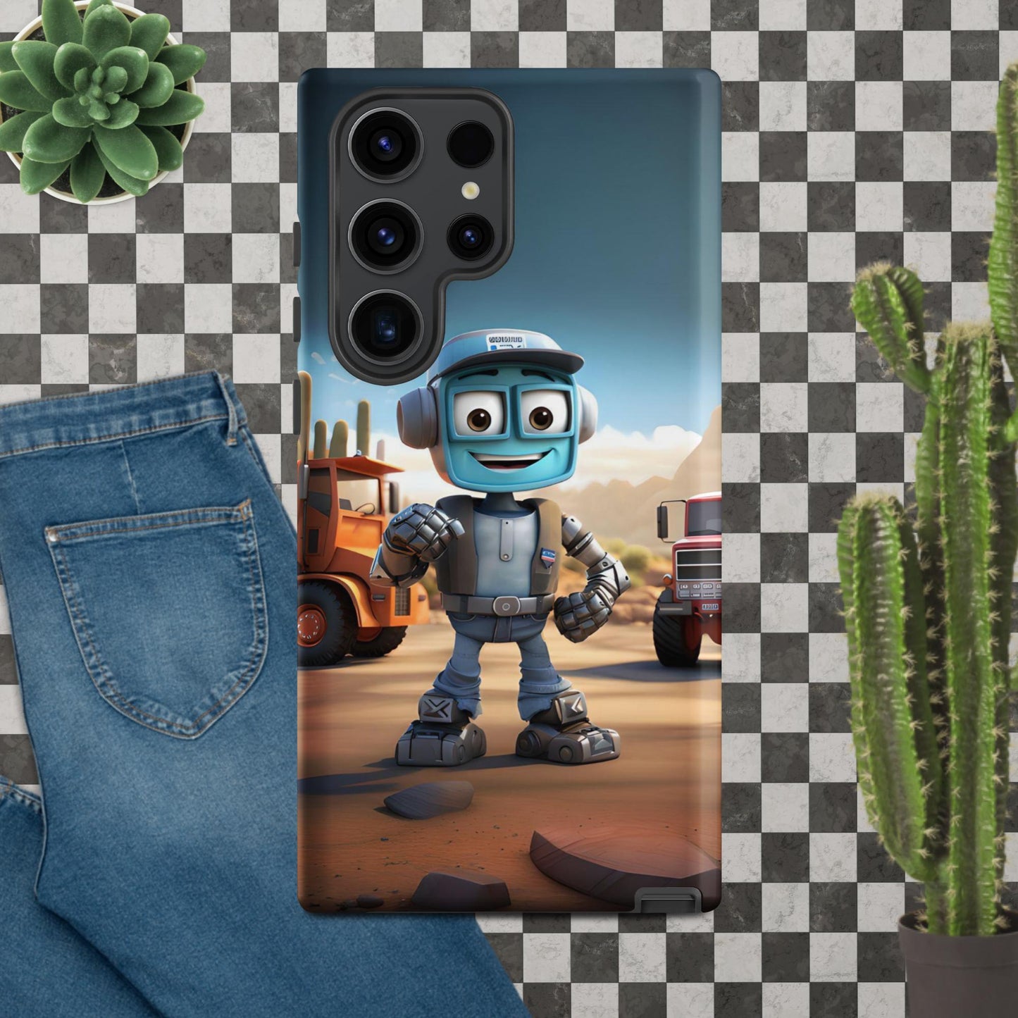 Robo-Dale-O the TruckerBot Tough case for Samsung®