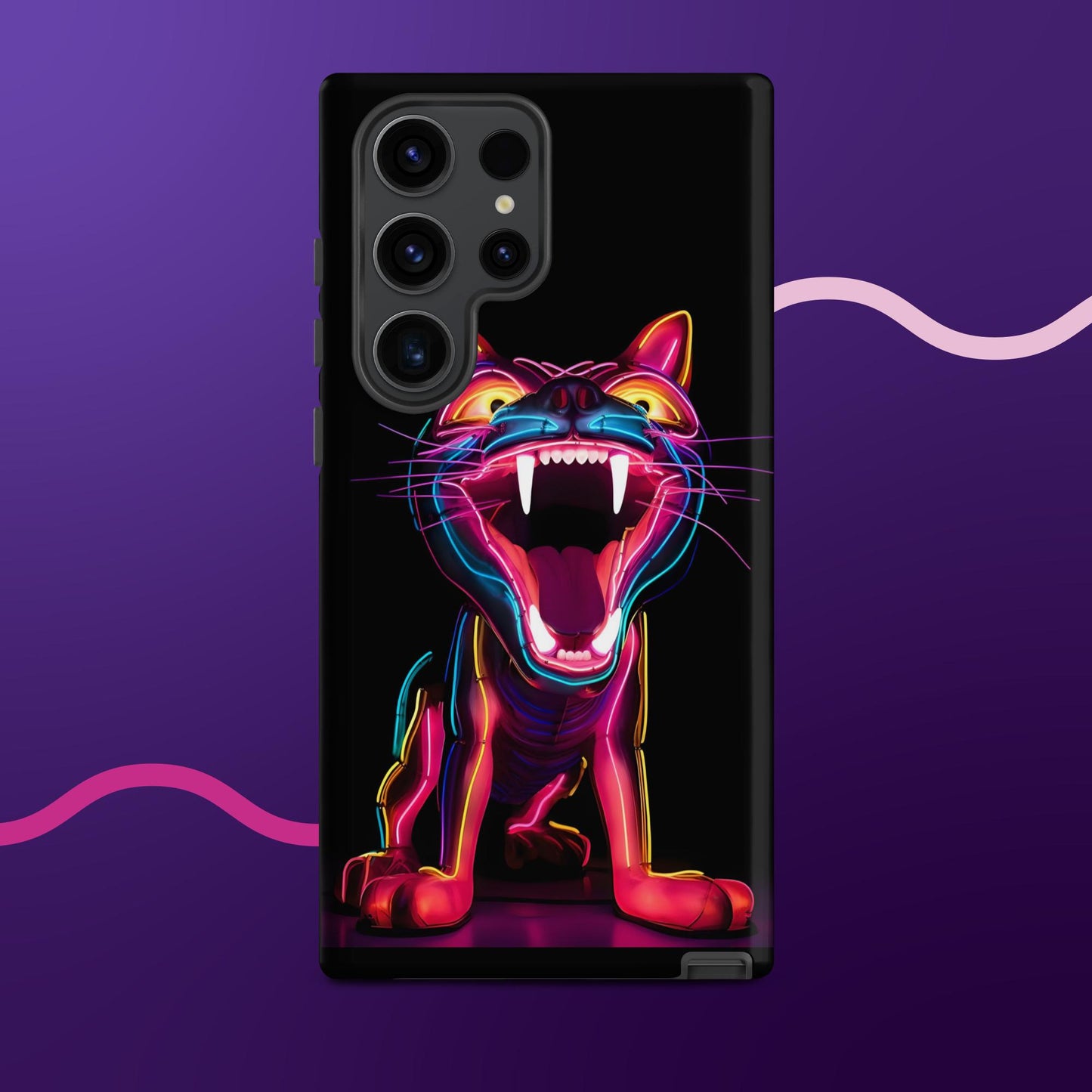 Leon the Neon Cat Tough Case for Samsung®
