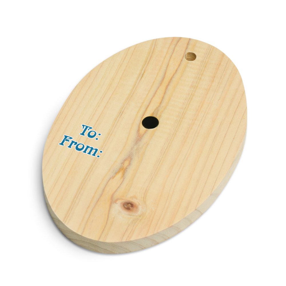 Matching Pajamas Wooden Ornament - Magnet - Gift Tag