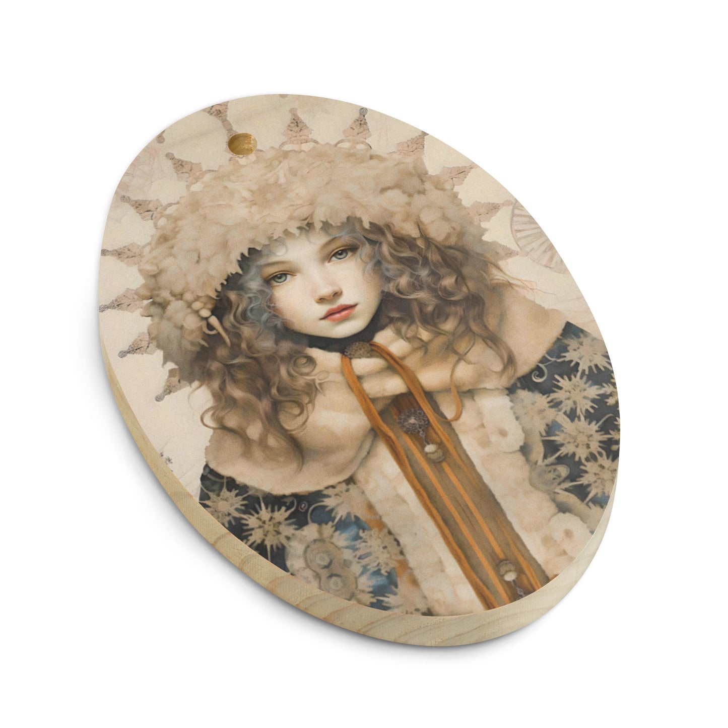 Victorian Wooden Ornaments - Gift Tag - Magnet