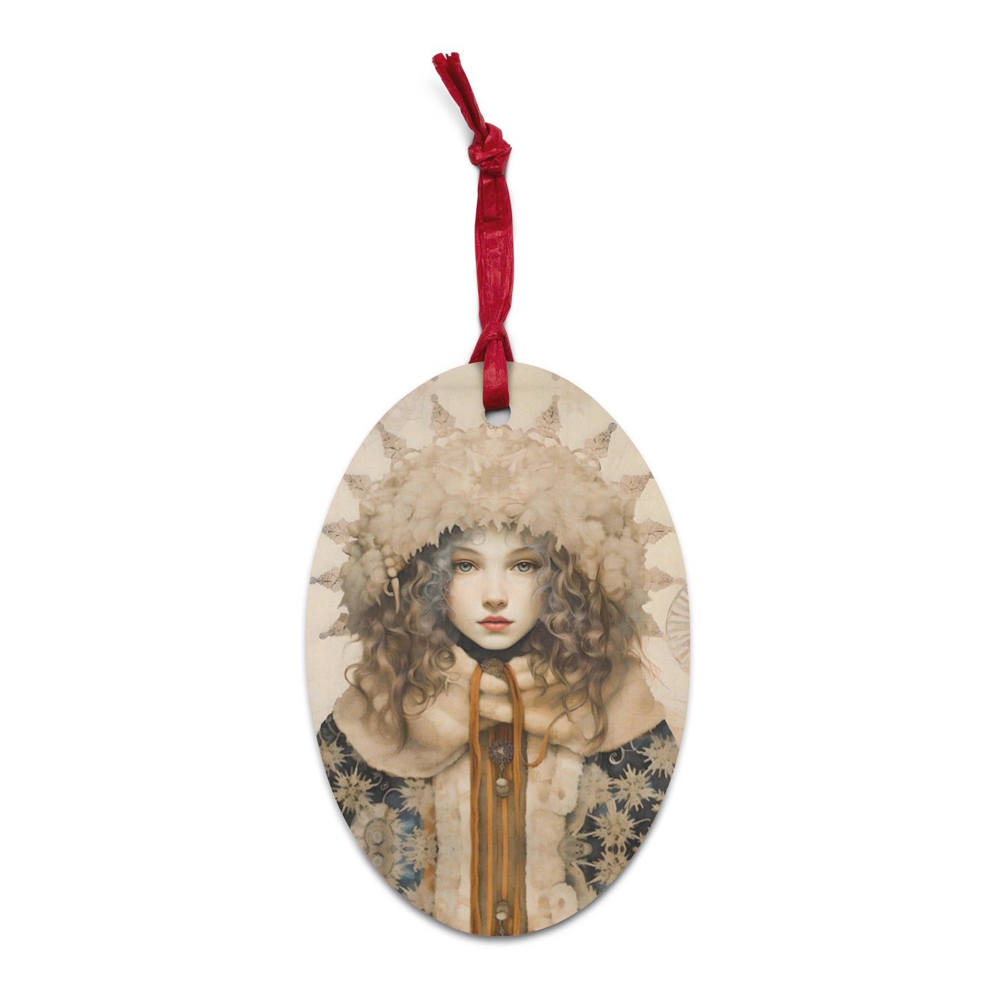 Victorian Wooden Ornaments - Gift Tag - Magnet