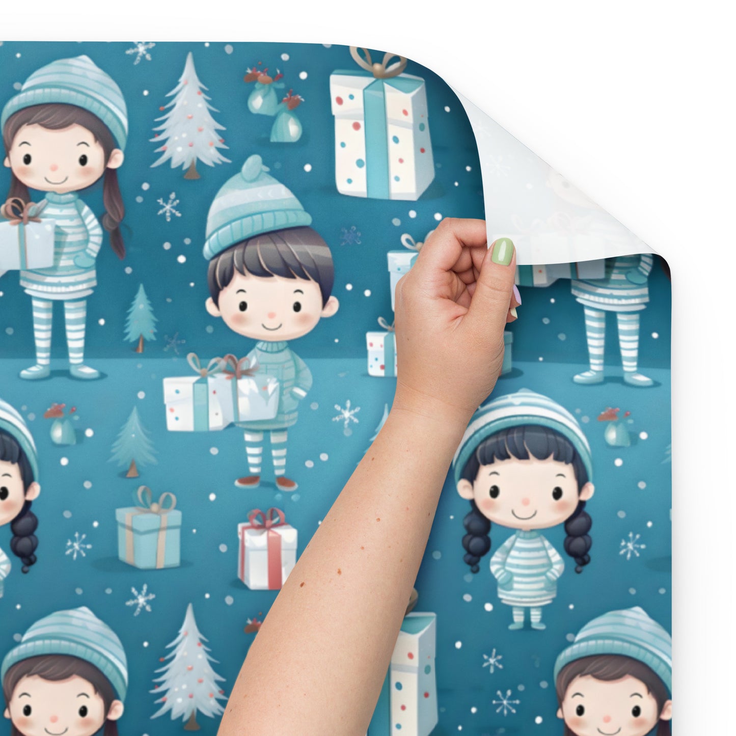 Matching Pajamas Wrapping Paper Sheets