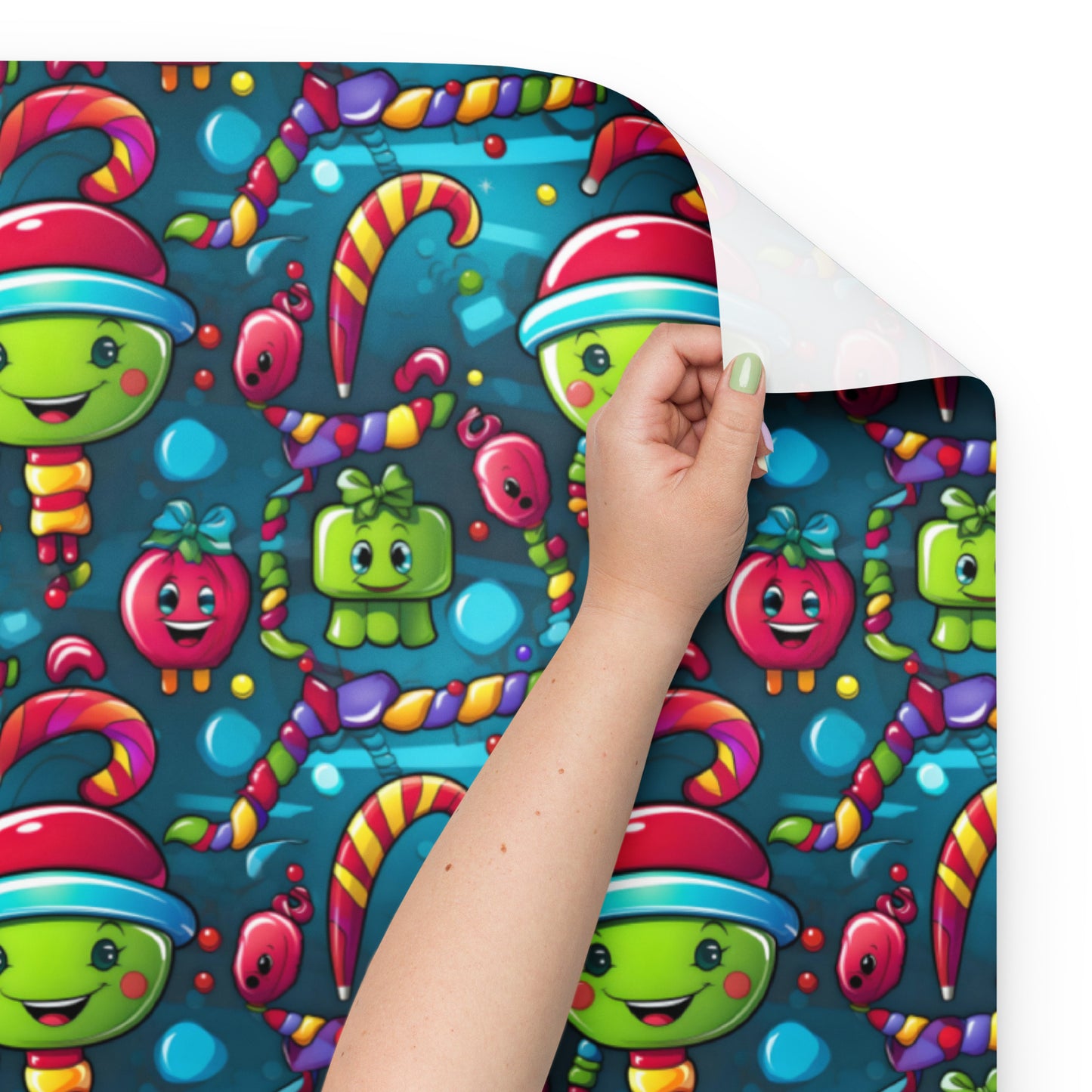 Stocking Stuffers Toys and Treats Wrapping Paper Sheets