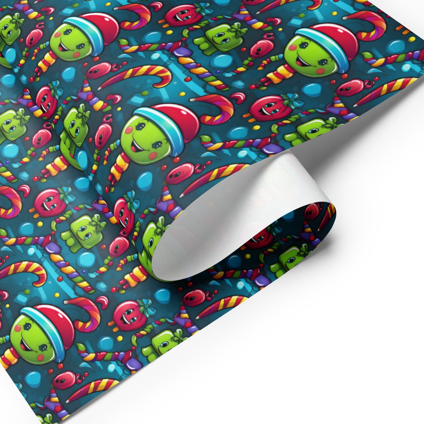 Stocking Stuffers Toys and Treats Wrapping Paper Sheets