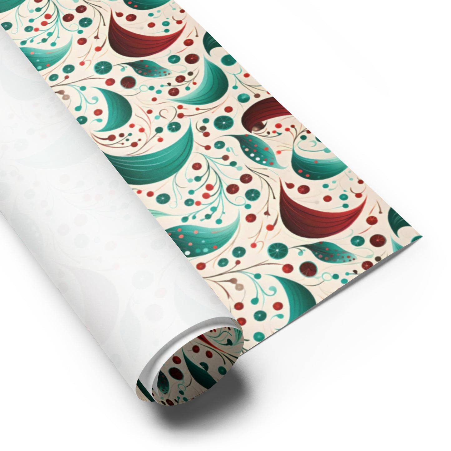 Winter Whimsy Hats - Stockings - Leaves Wrapping Paper Sheets