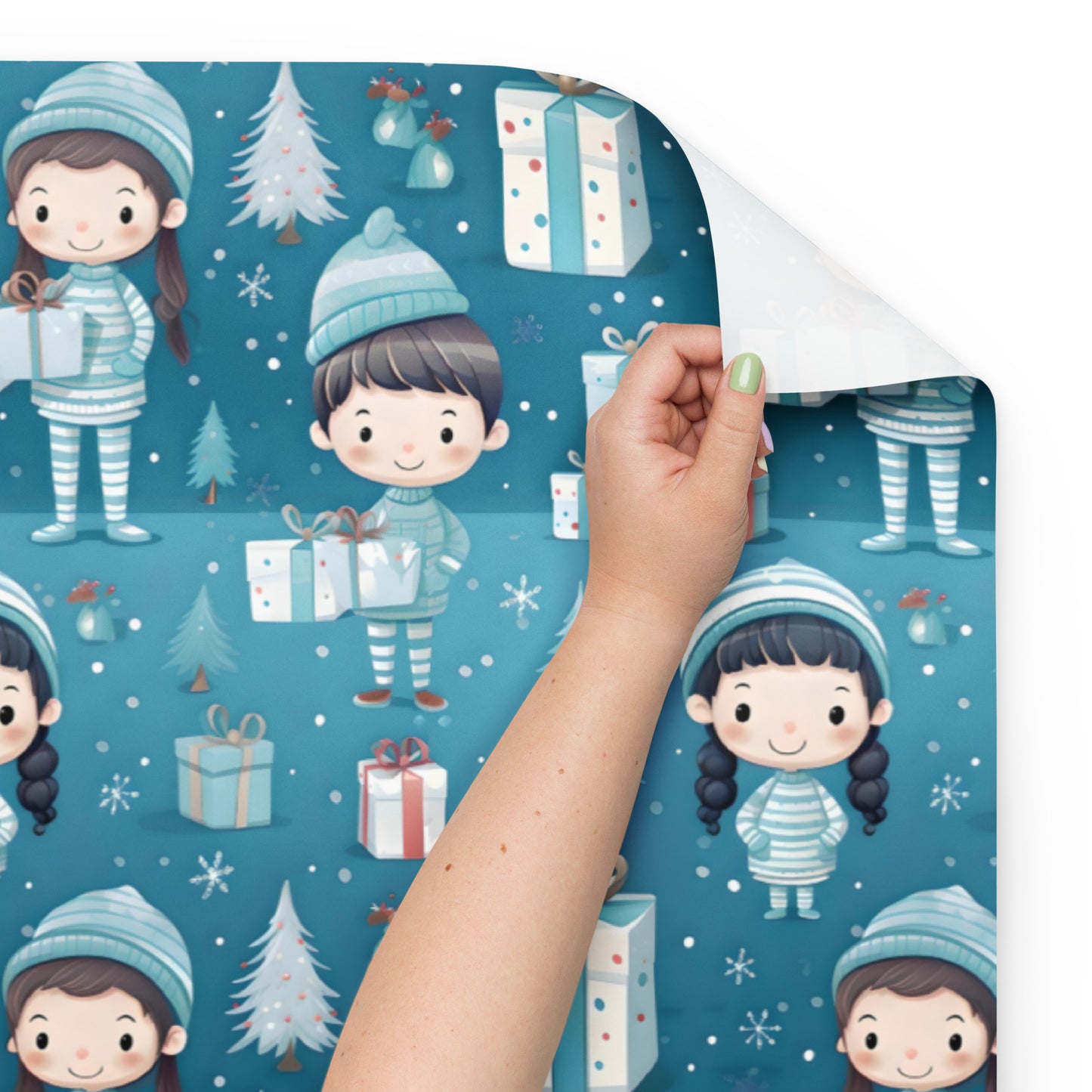 Matching Pajamas Wrapping Paper Sheets