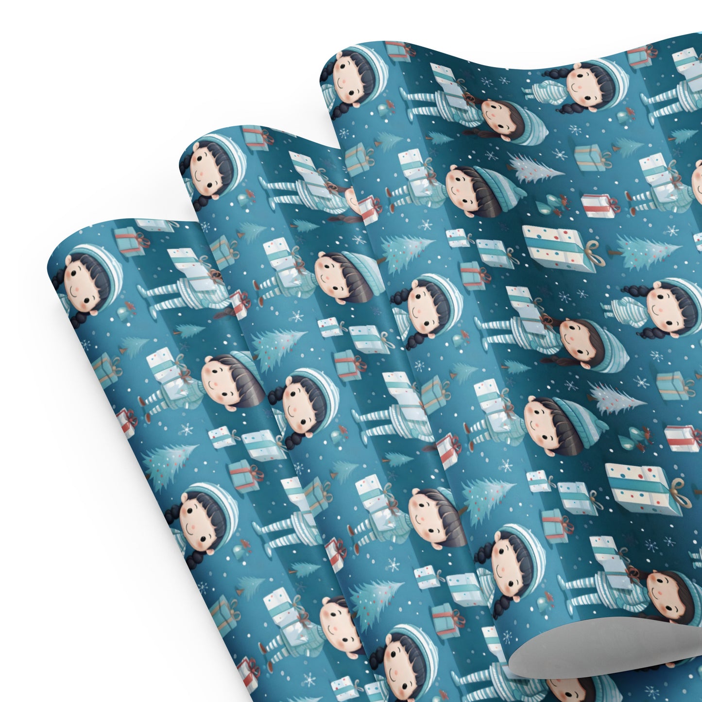 Matching Pajamas Wrapping Paper Sheets