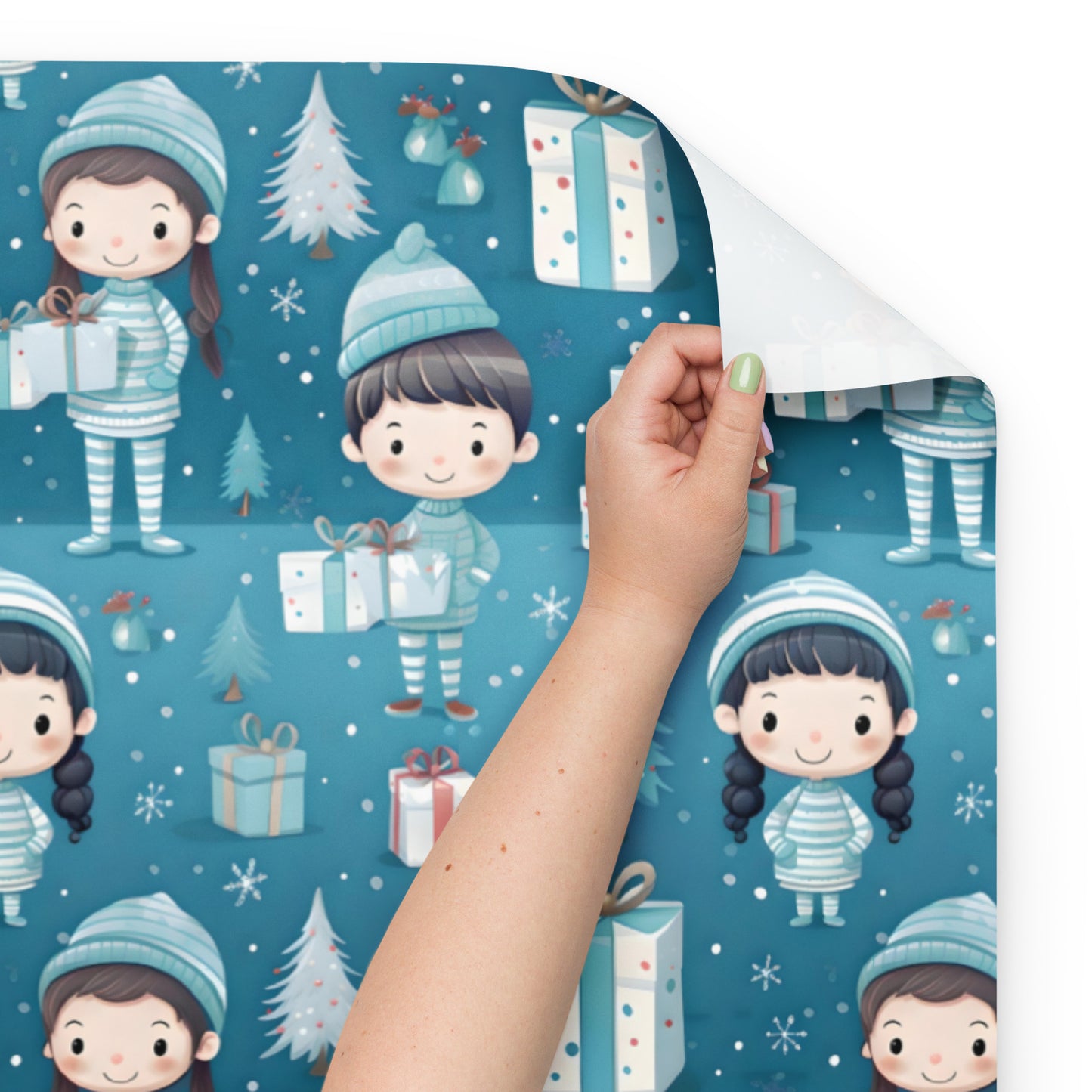 Matching Pajamas Wrapping Paper Sheets