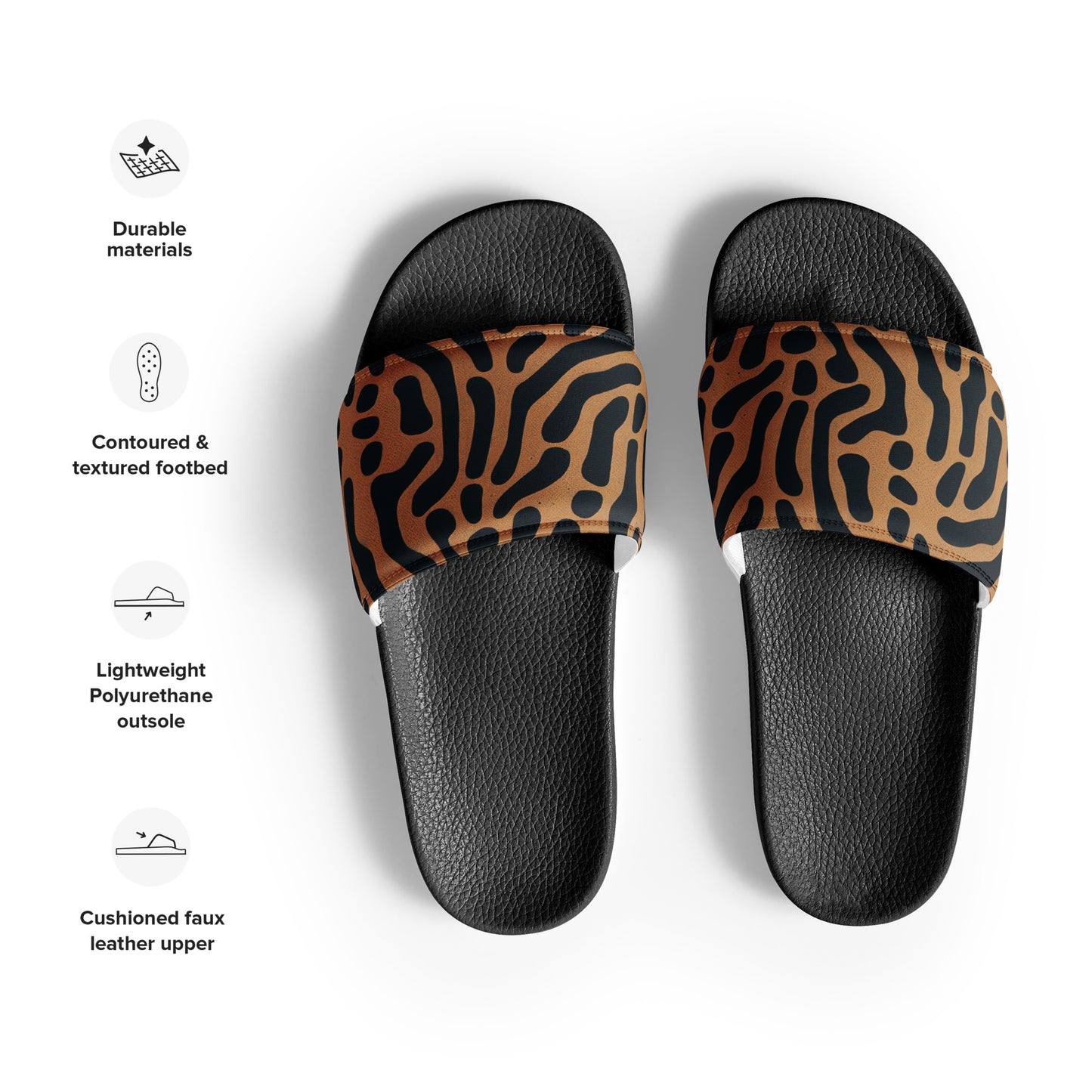 Tiger Print Women's Slides