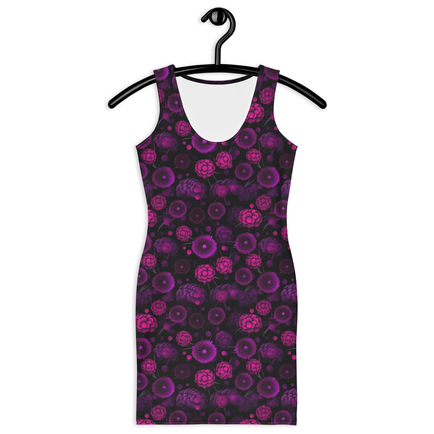 Pink and Purple Floral Dress