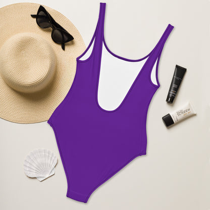 Hot Purple One-Piece Swimsuit
