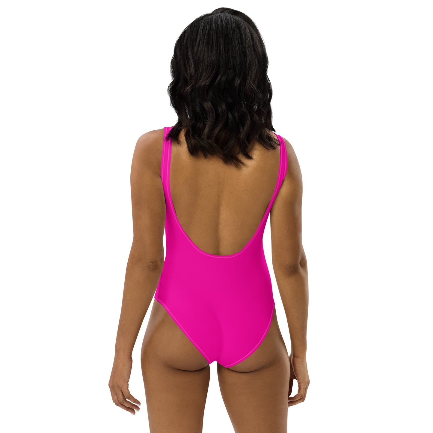 Hot Pink One-Piece Swimsuit