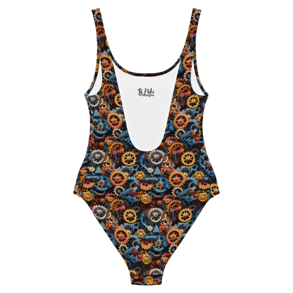 Mechanical Fusion One-Piece Swimsuit