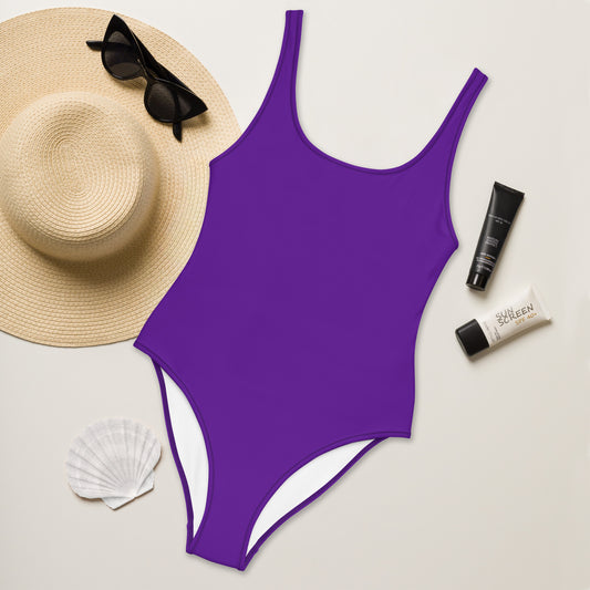 Hot Purple One-Piece Swimsuit