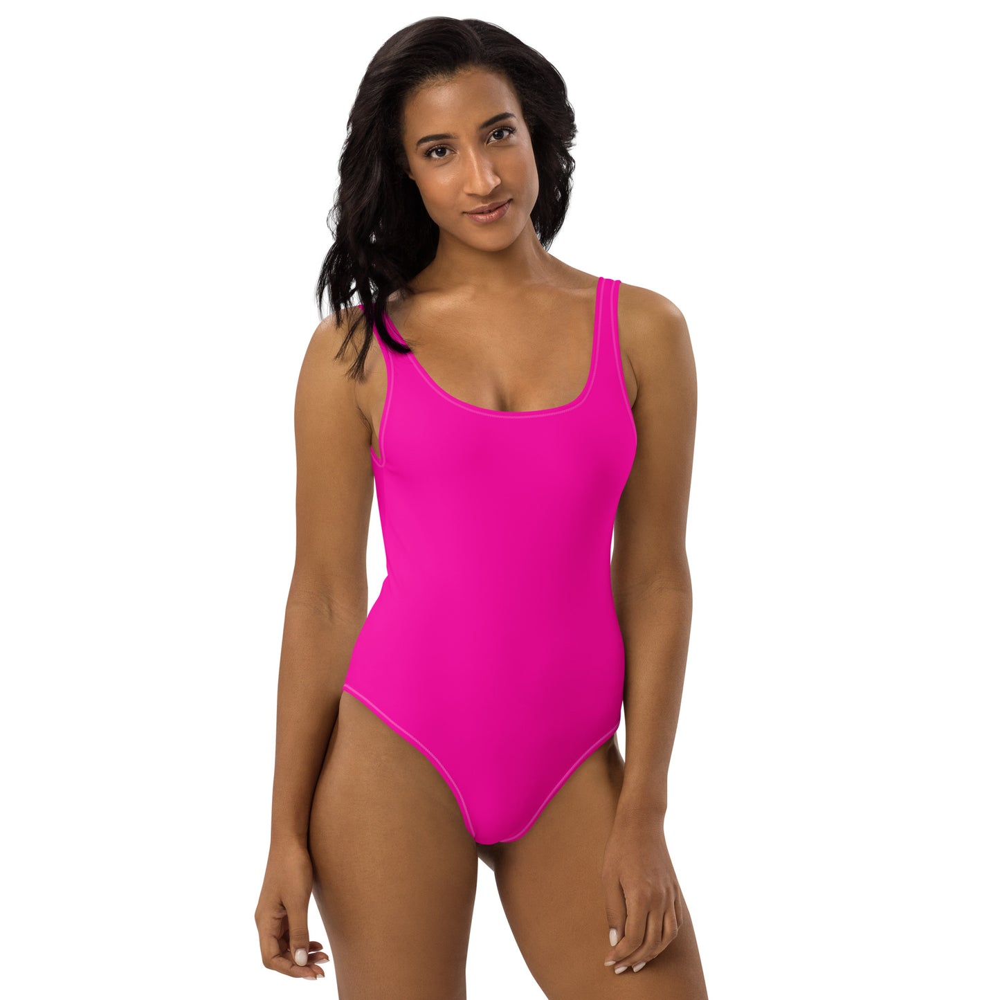 Hot Pink One-Piece Swimsuit